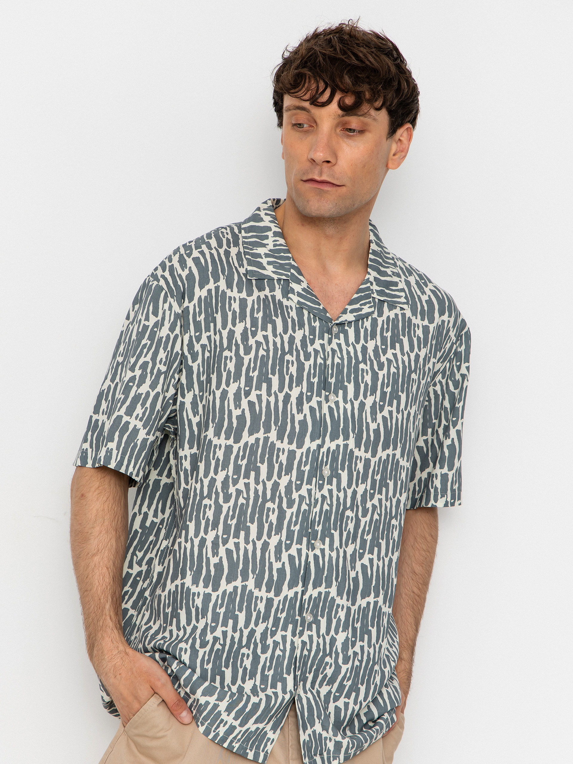 Košile Volcom Boldstone (tradewinds)