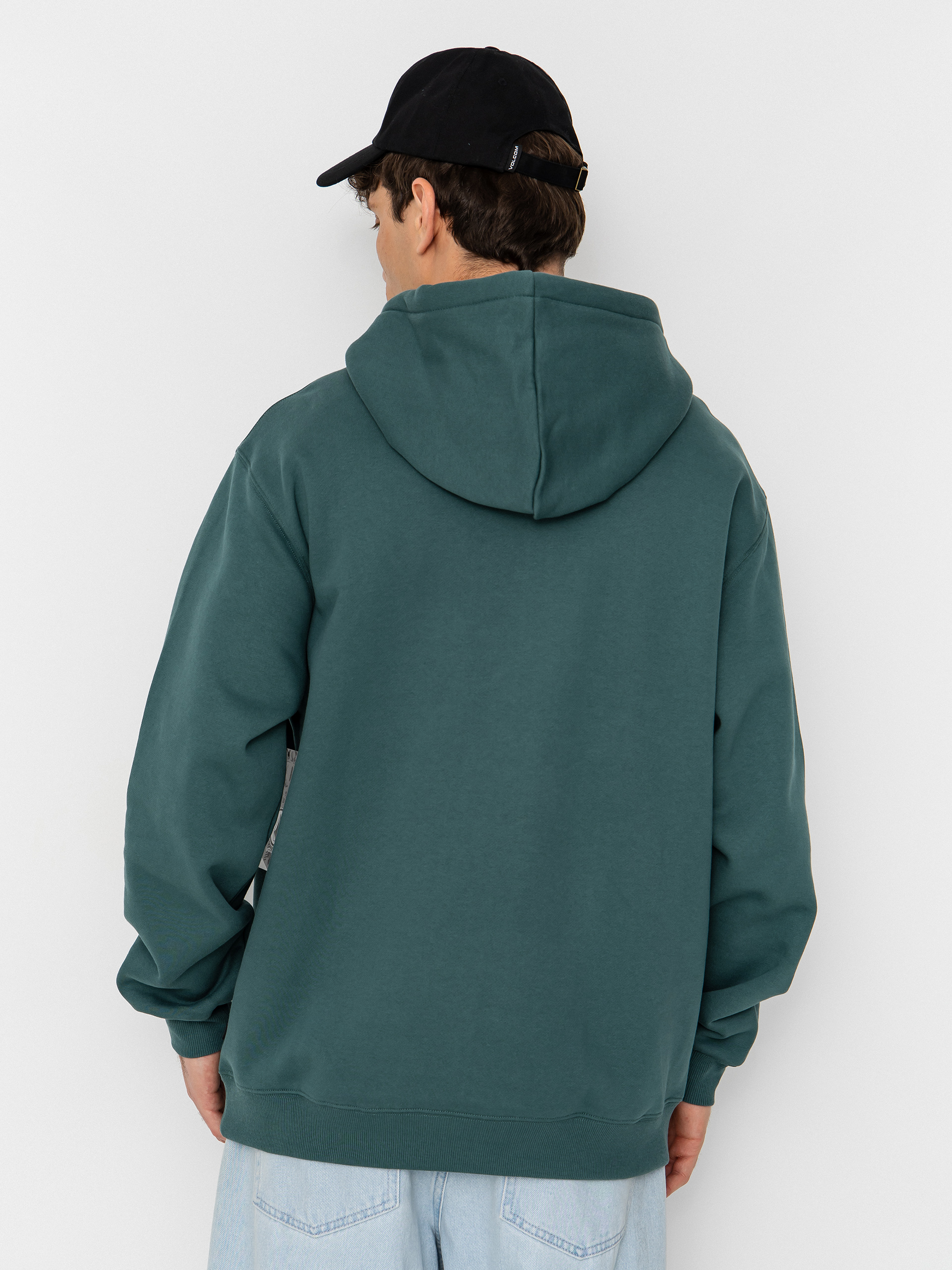 Mikina s kapucí Volcom Single Stone HD (rifle green)
