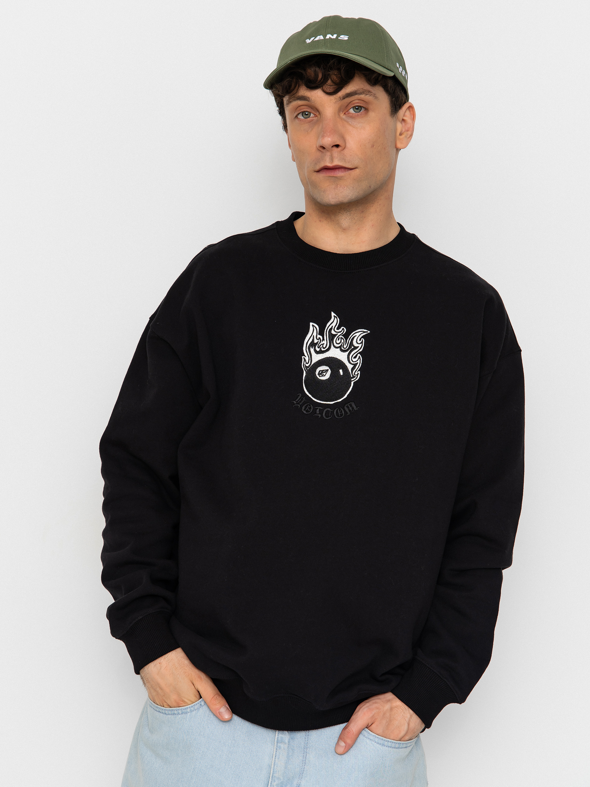 Mikina Volcom Fa Seth Conboy Crew (black)