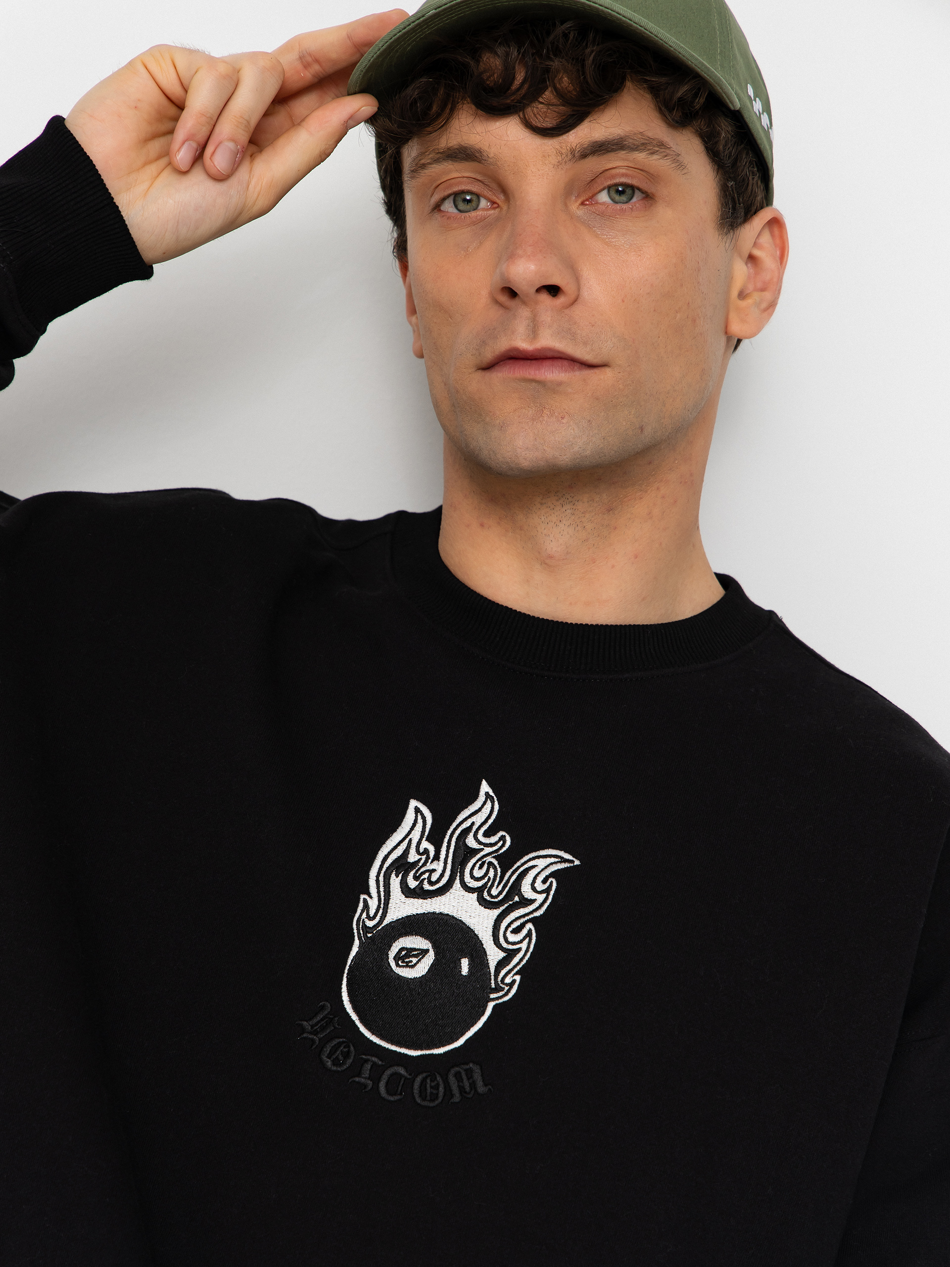 Mikina Volcom Fa Seth Conboy Crew (black)