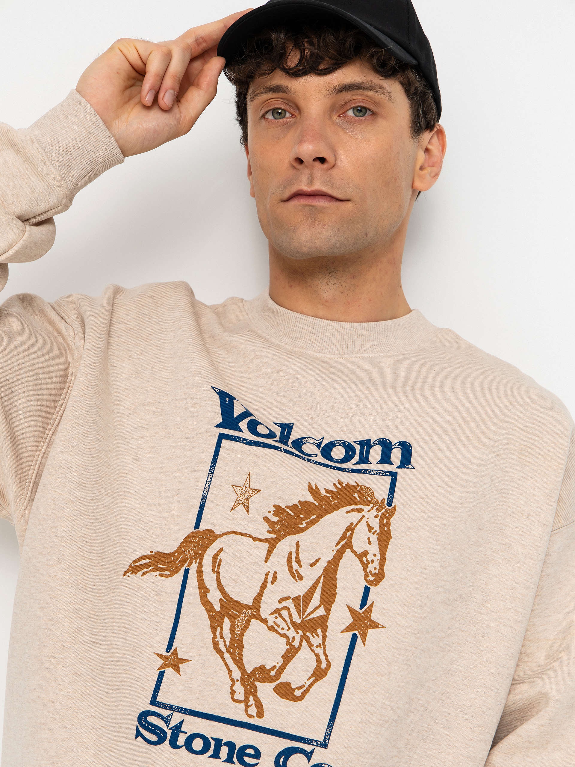 Mikina Volcom Recto Verso Crew (dust heather)