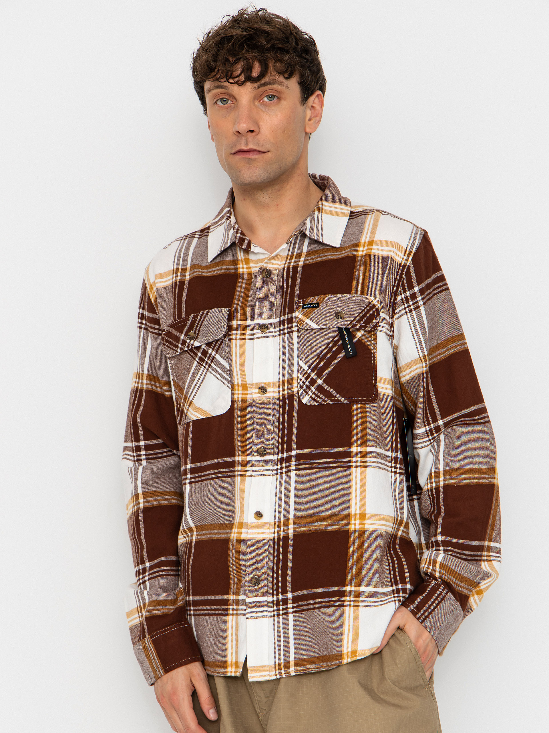Košile Brixton Bowery Lw Ultra Flannel