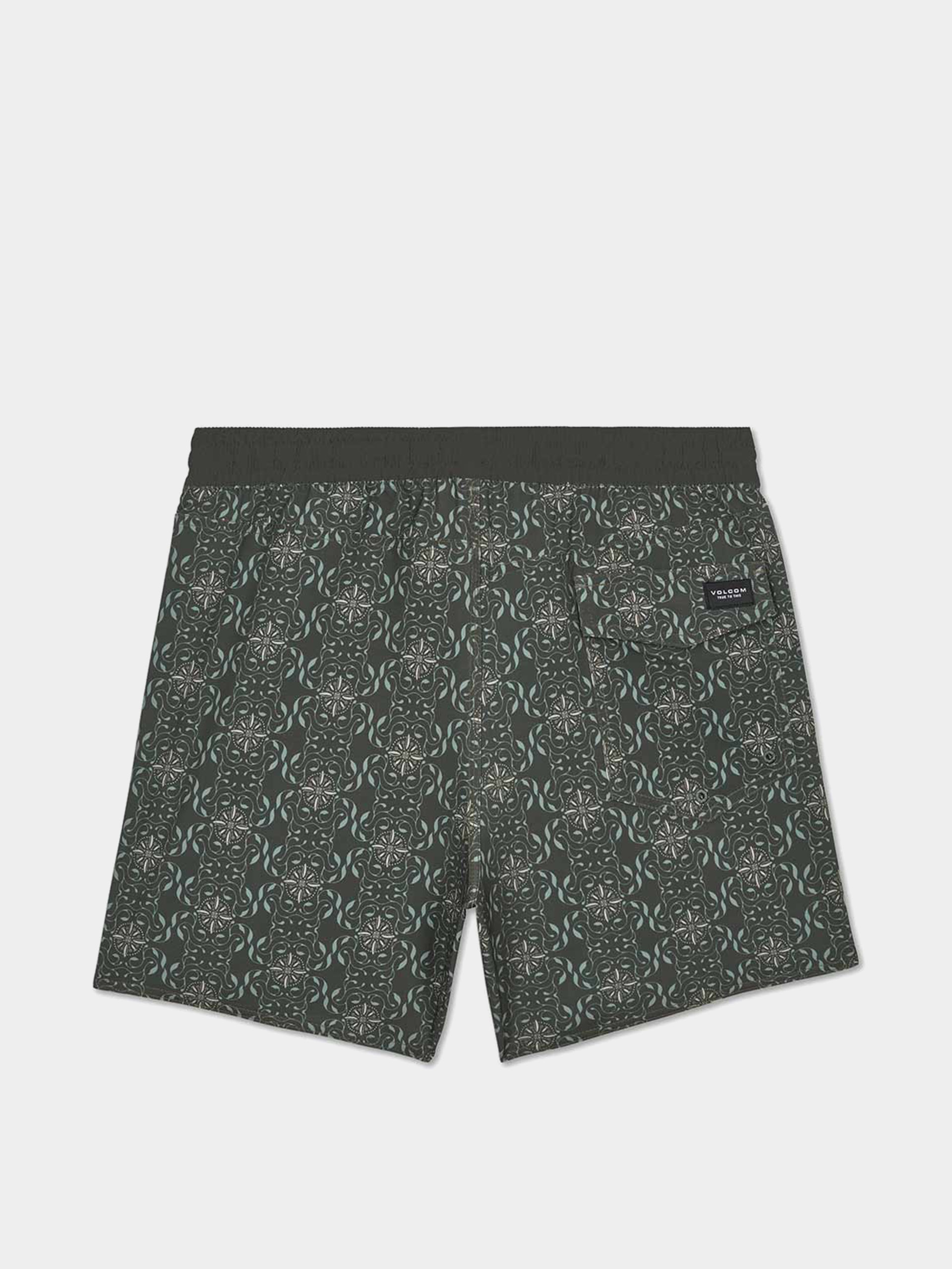 Kraťasy Volcom Lido Print Trunk 16 (squadron green)