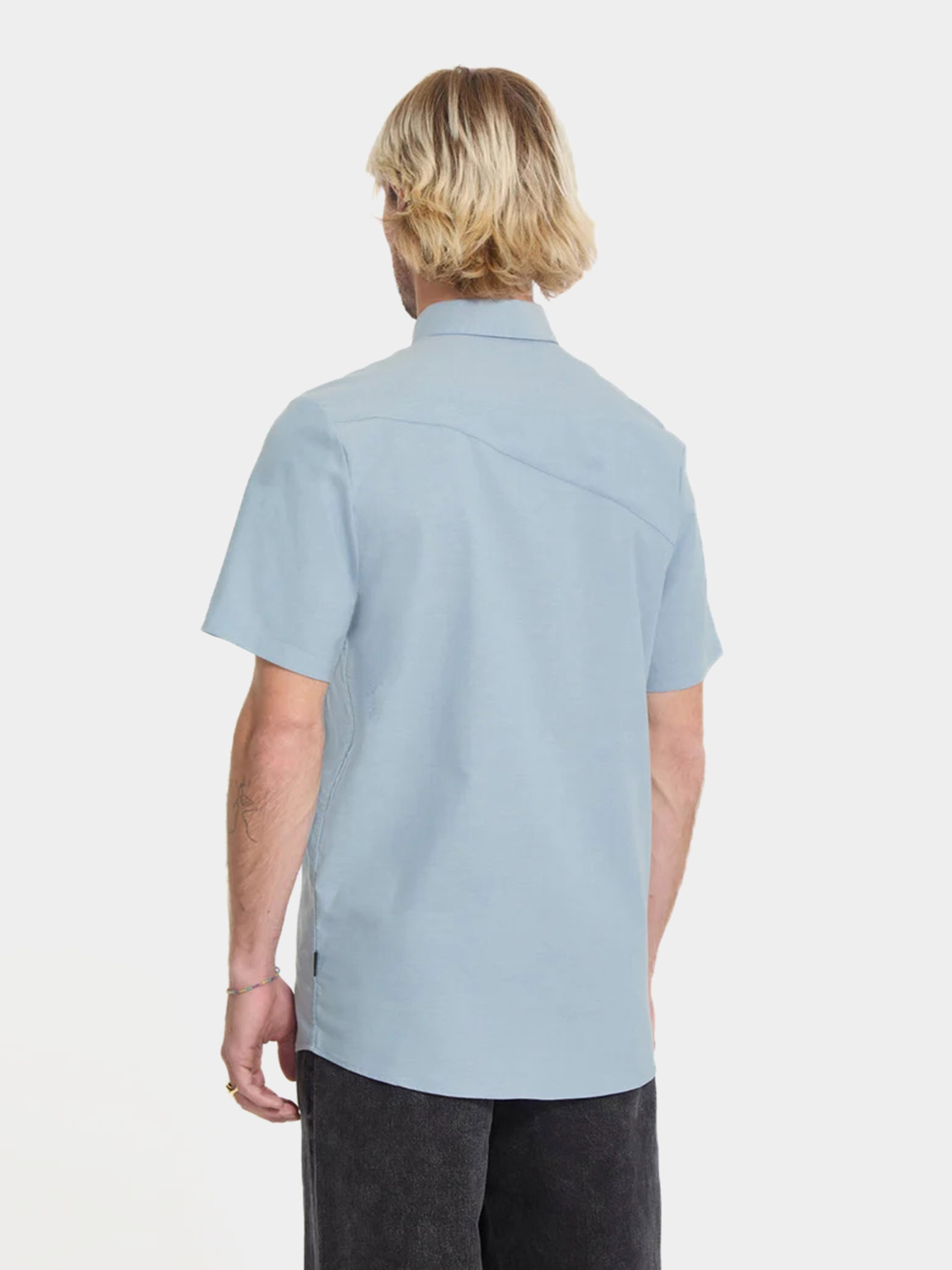 Košile Volcom Everett Oxford (wrecked indigo)