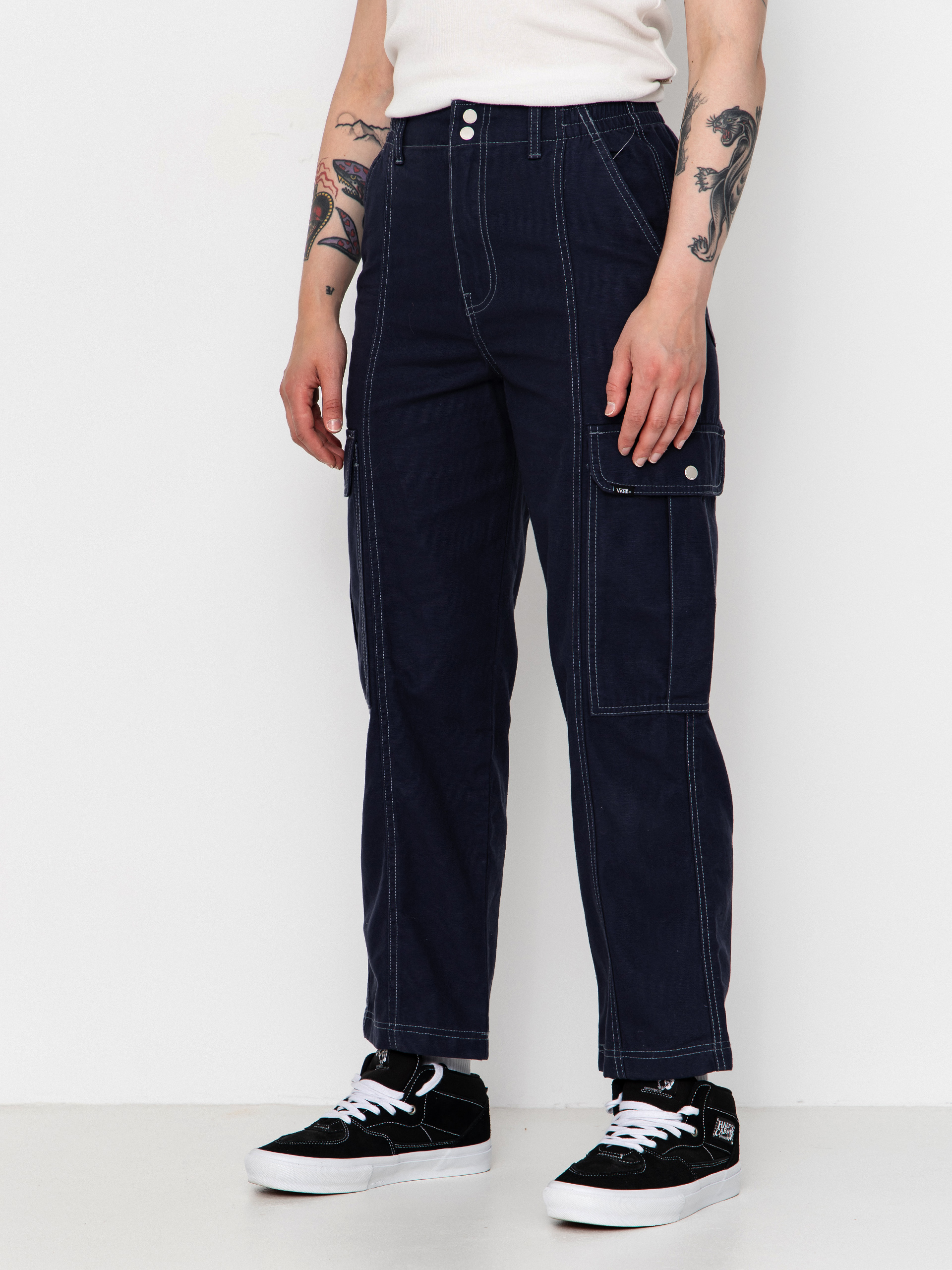 Kalhoty Vans 6Oz Canvas Sidewalk Wmn (parisian night)