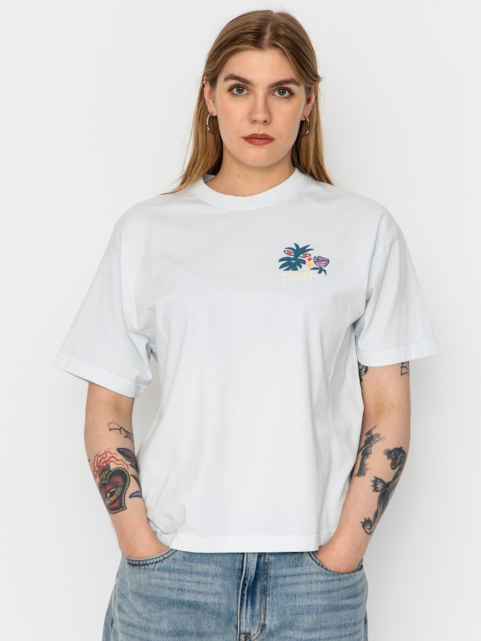 Tričko Volcom Fa Bruno Lucas 2 Wmn (light blue acid)