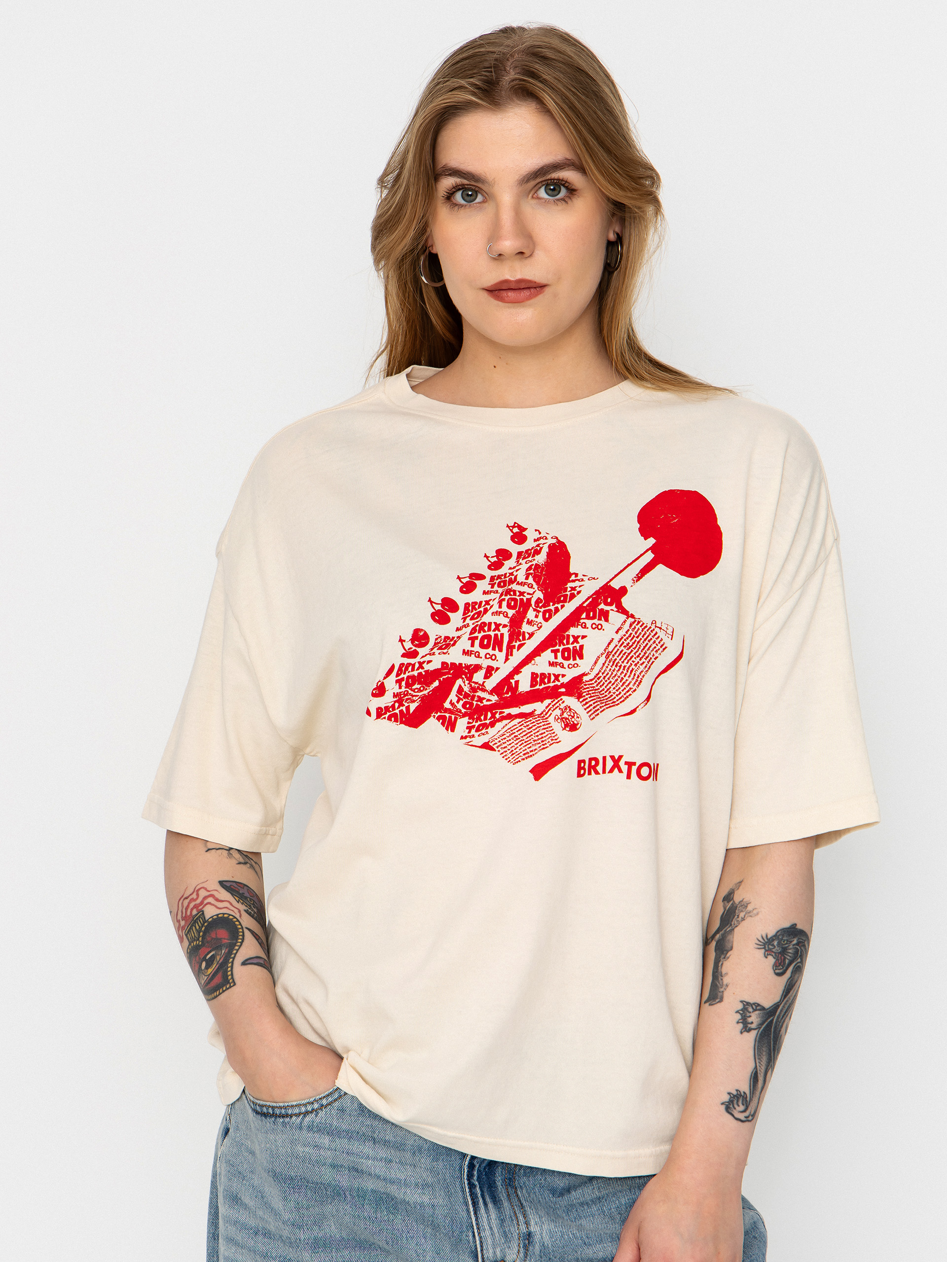 Tričko Brixton Sweet Treat Oversized Bf Wmn