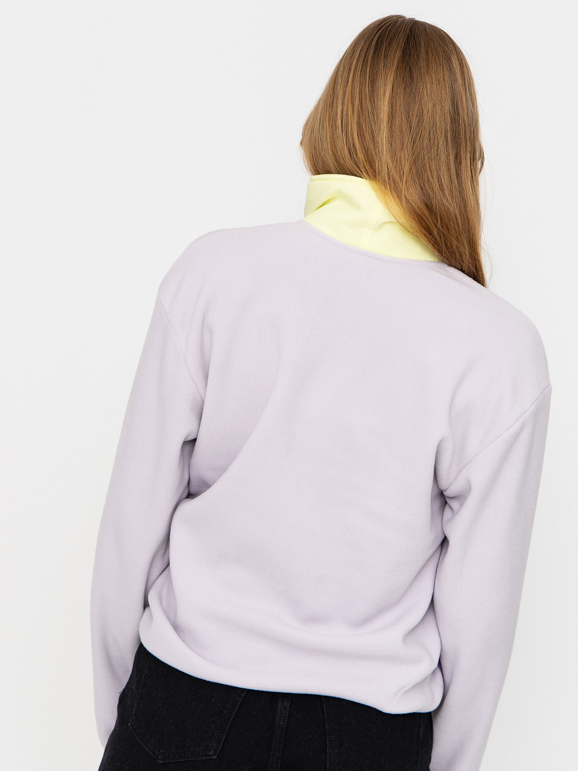 Dámský Fleecová mikina Columbia Sequoia Grove 1/2 Zip (lavender pearl/stormwatch/citron haze)