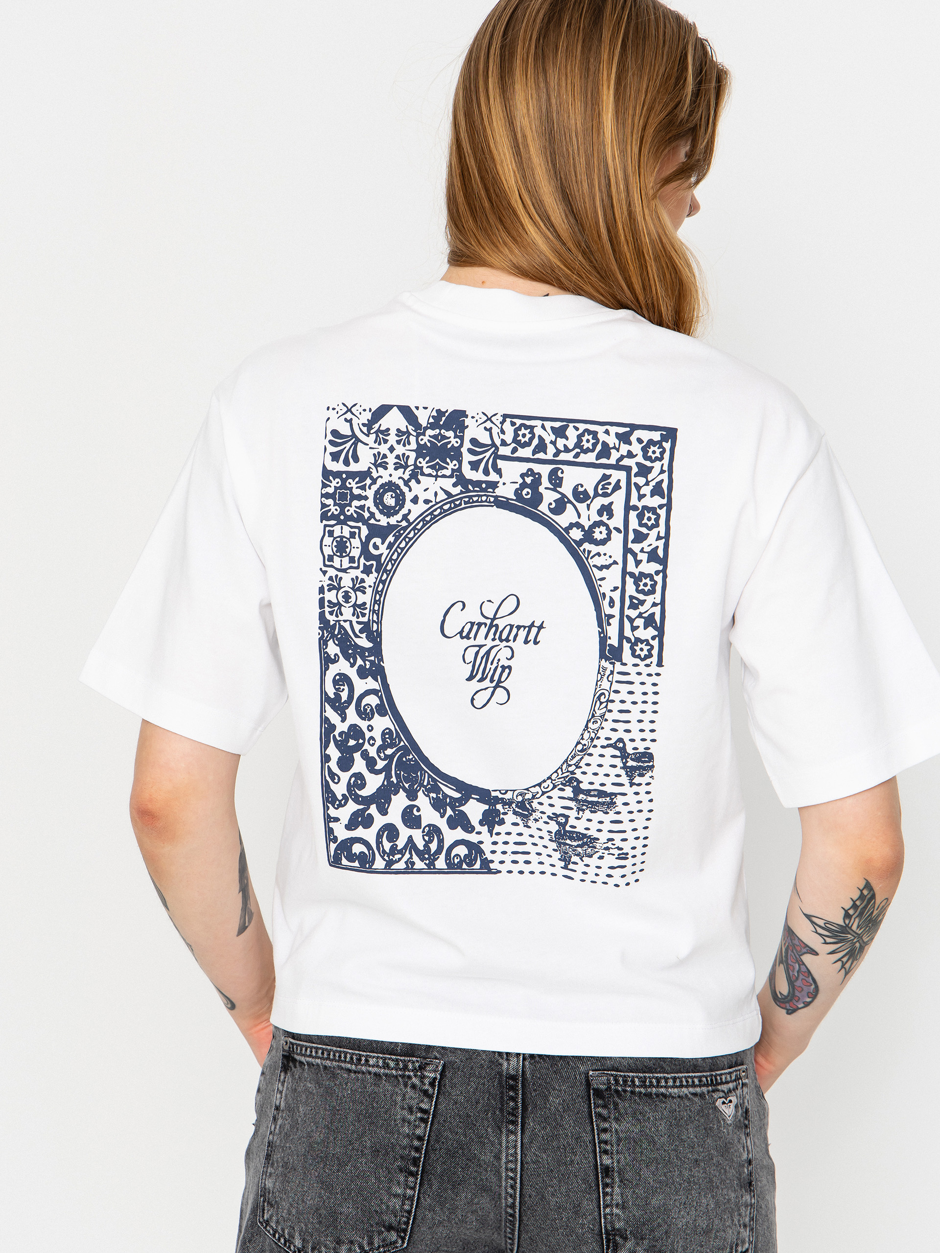 Tričko Carhartt WIP Vestige Wmn (white)