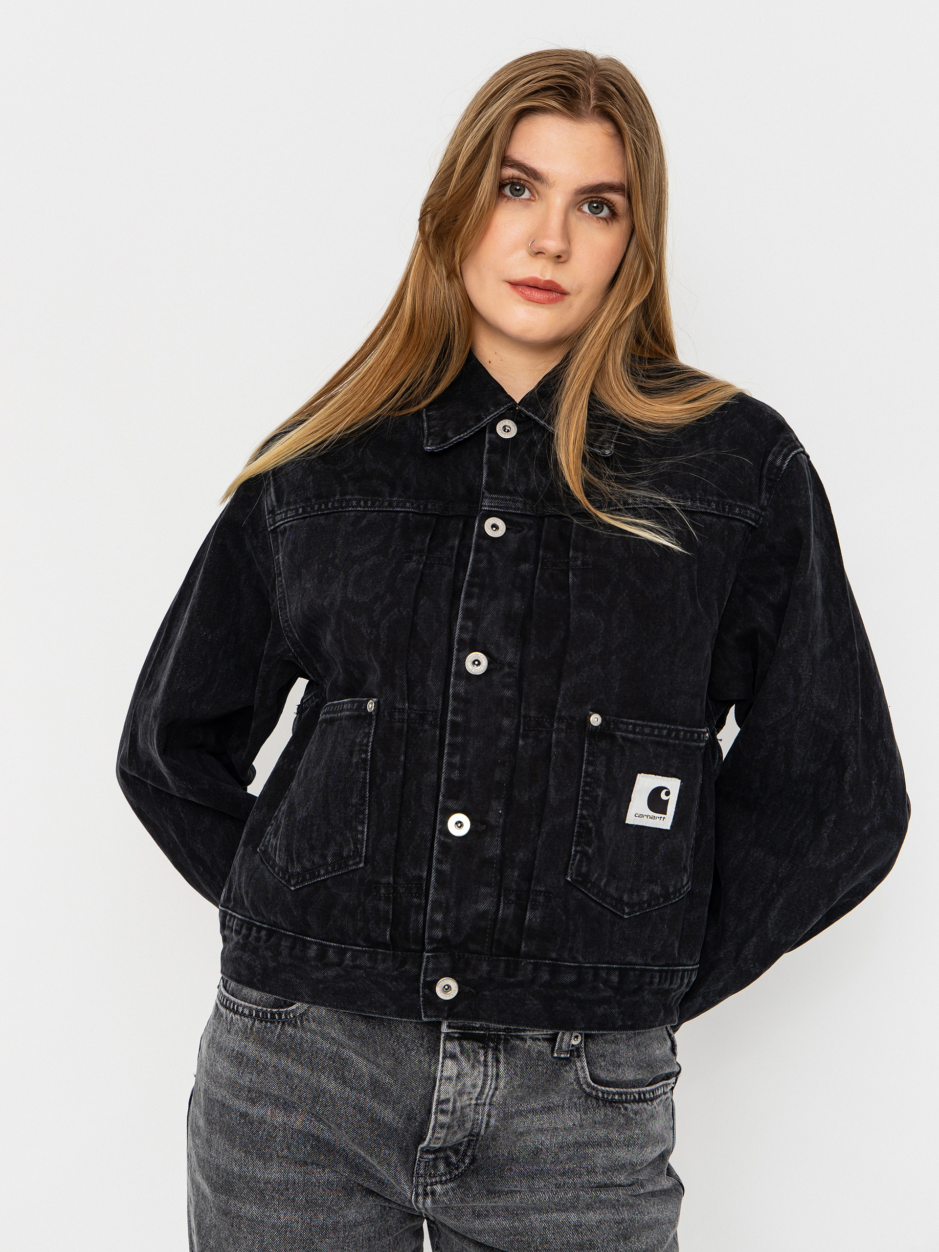 Bunda Carhartt WIP Belmar Wmn (snake camo/black)