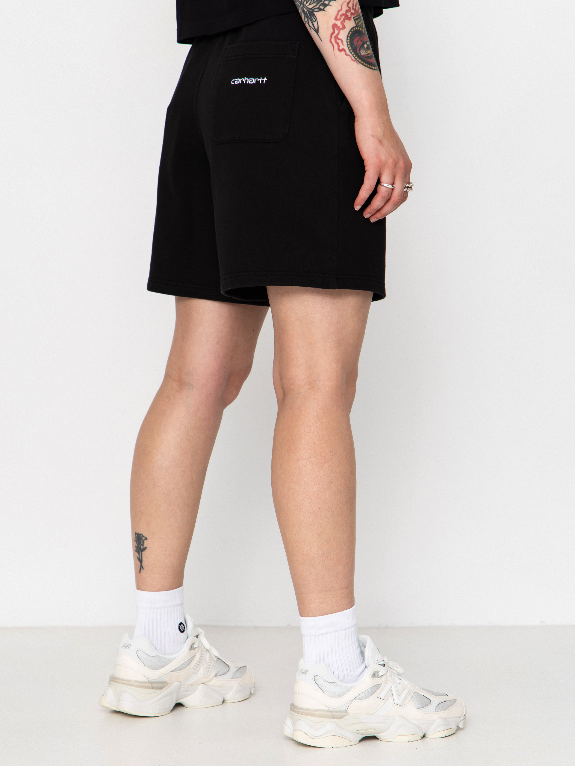 Kraťasy Carhartt WIP Brenta Wmn (black/white)