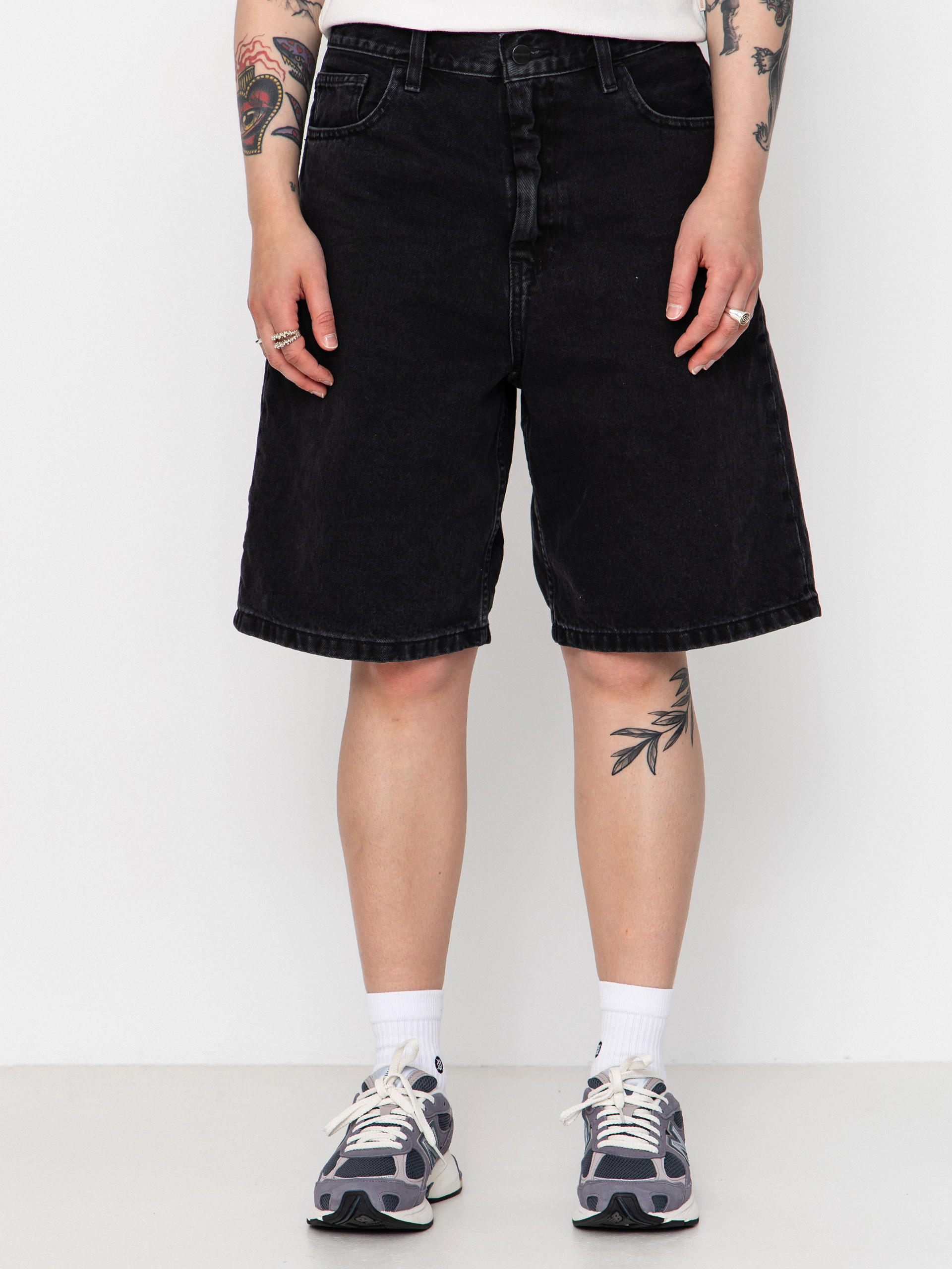 Krau0165asy Carhartt WIP Brandon Wmn (black stone washed)