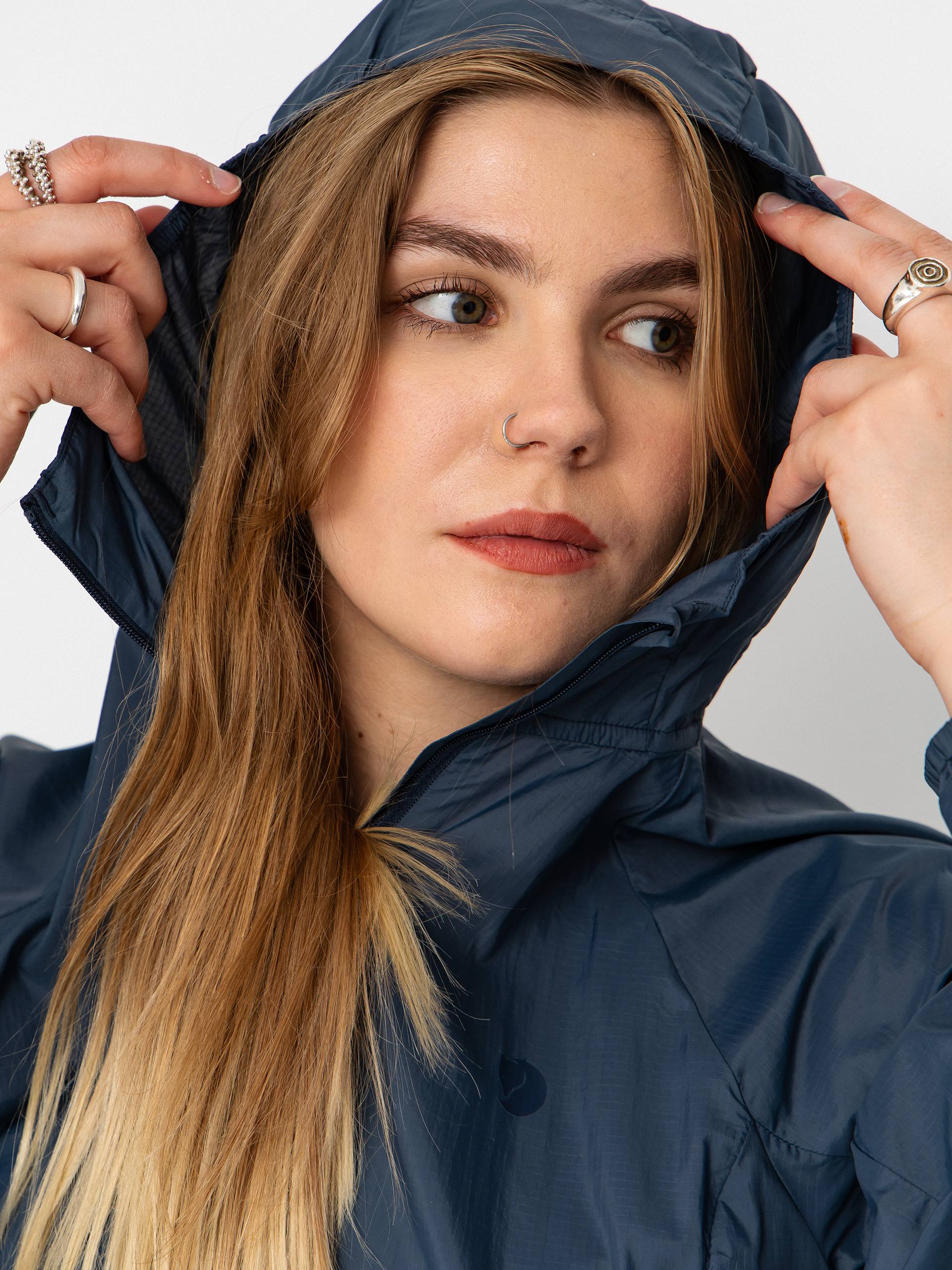 Bunda Fjallraven Keb Latt Wind Wmn (mountain blue)