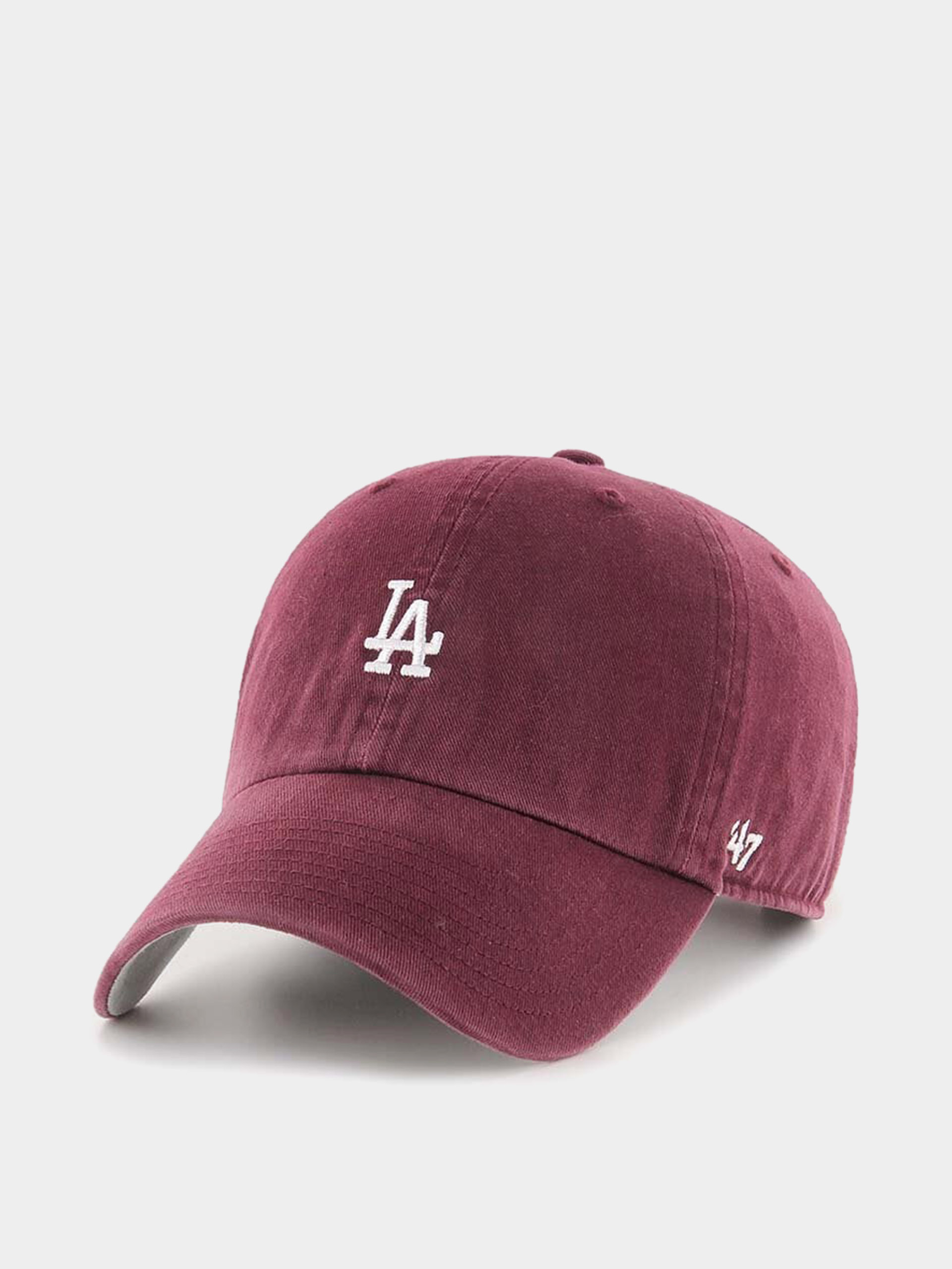Kšiltovka  47 Brand MLB Los Angeles Dodgers Base Runner (dark maroon)