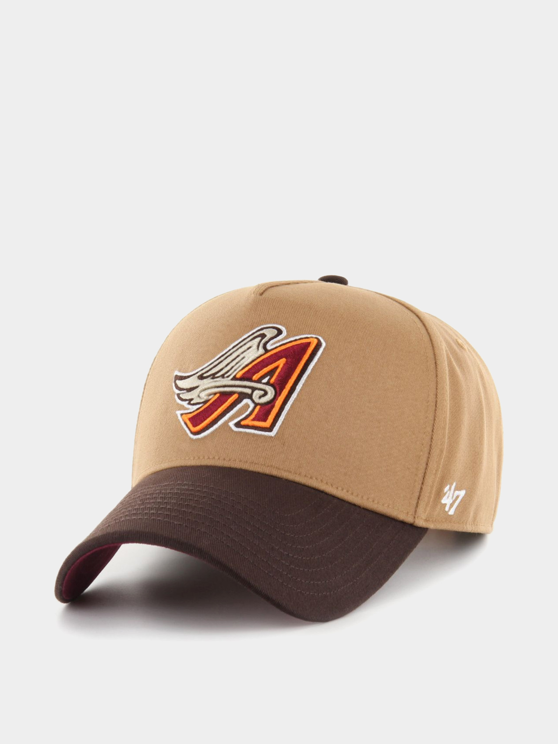 Kšiltovka  47 Brand MLB LA Angels Sure Shot Cotton MVP (camel)