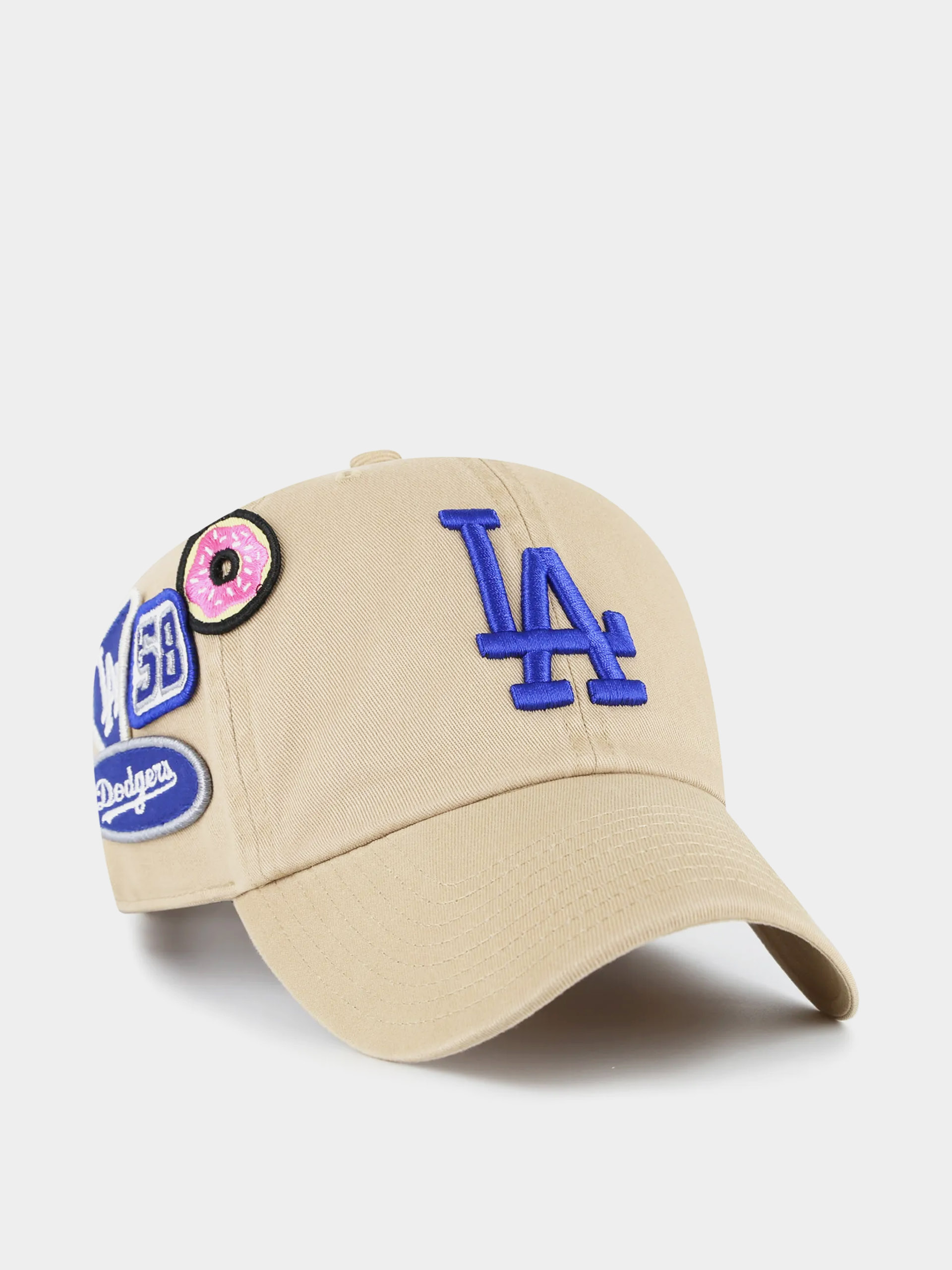 Kšiltovka  47 Brand MLB LA Dodgers Badges (khaki)