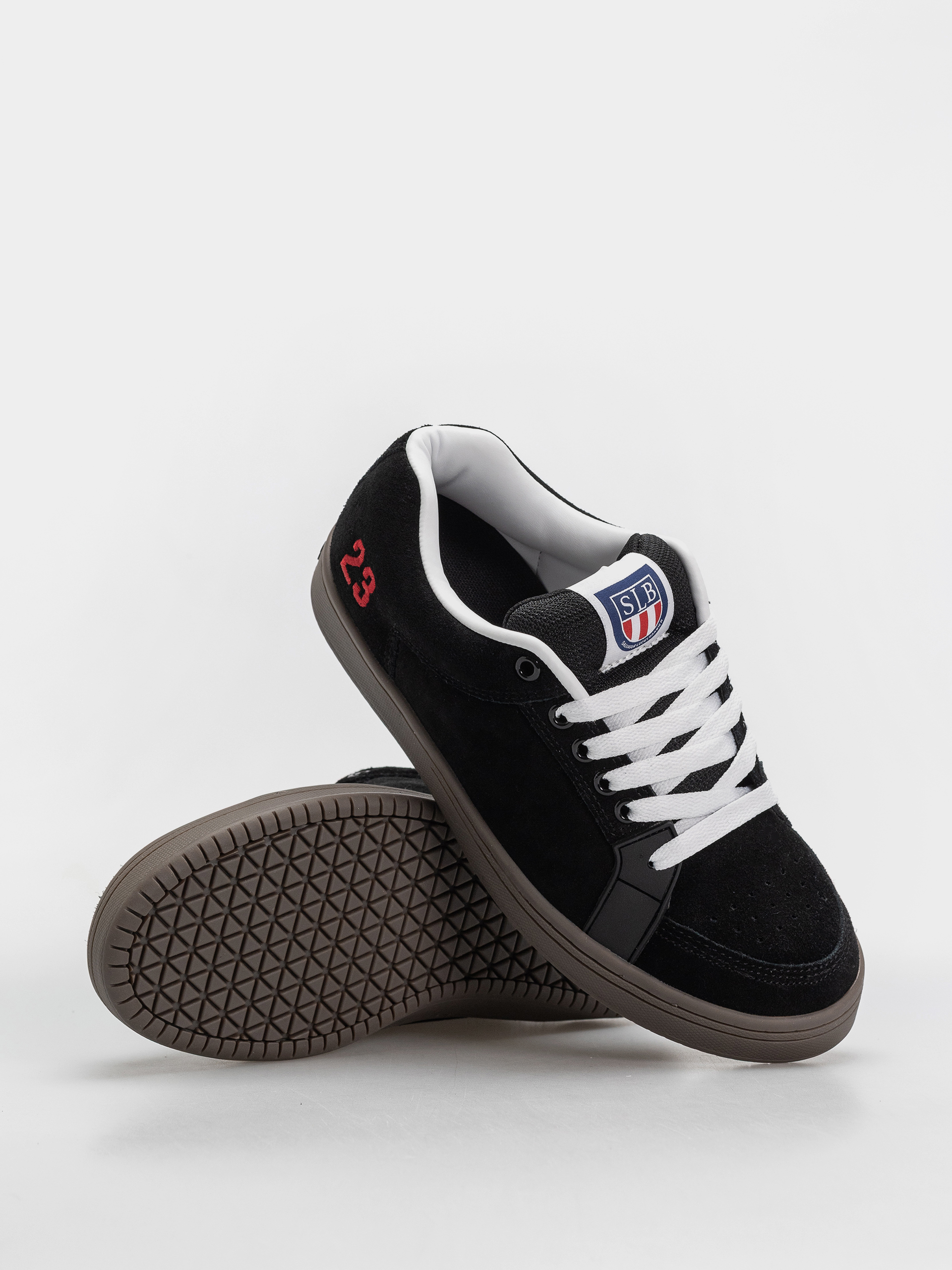 Boty Etnies Sal (black/white/red)