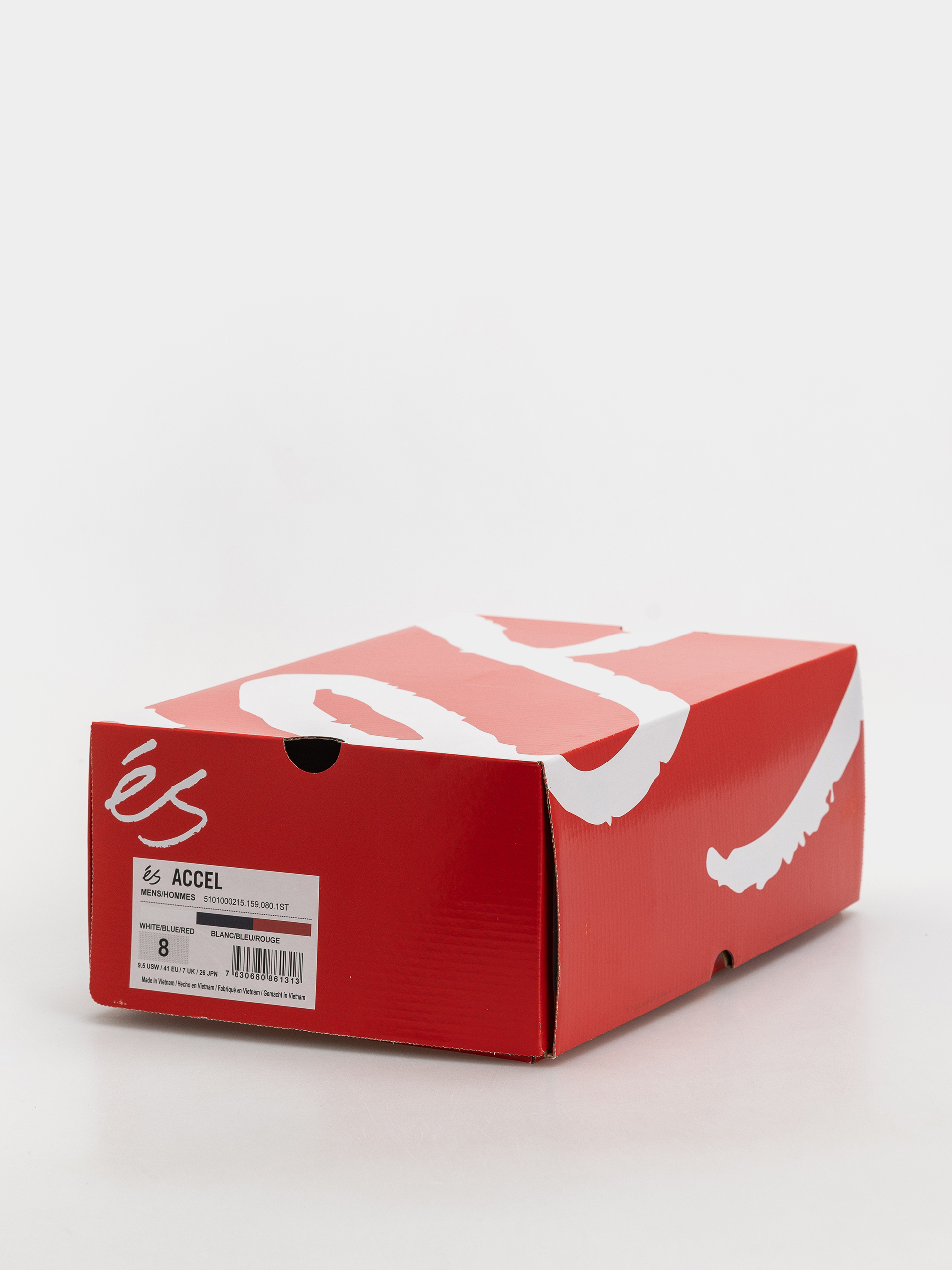 Boty eS Accel (white/blue/red)