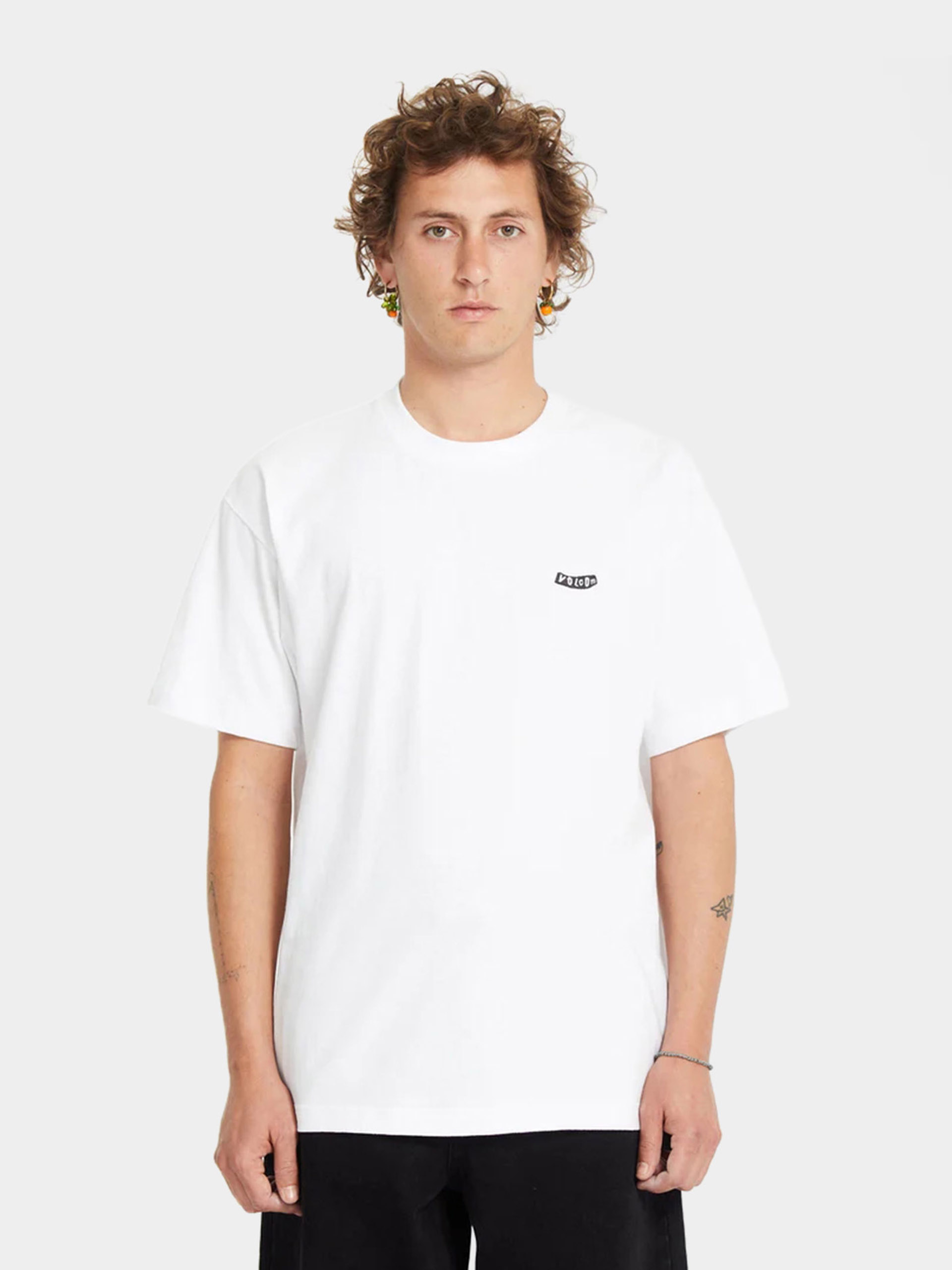 Tričko Volcom Pistol Stone Lse (white)