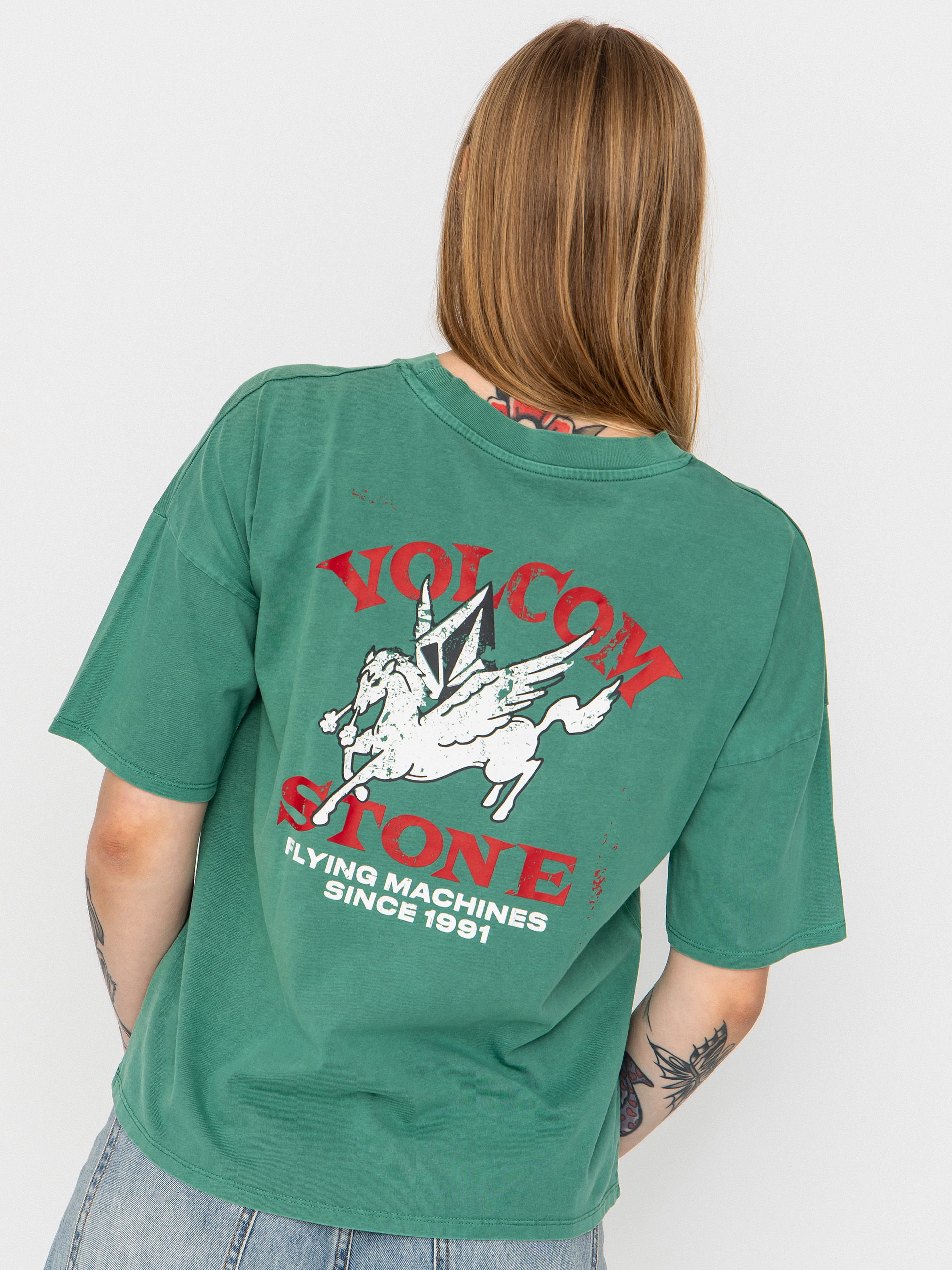 Tričko Volcom Voltrip Wmn (evergreen)