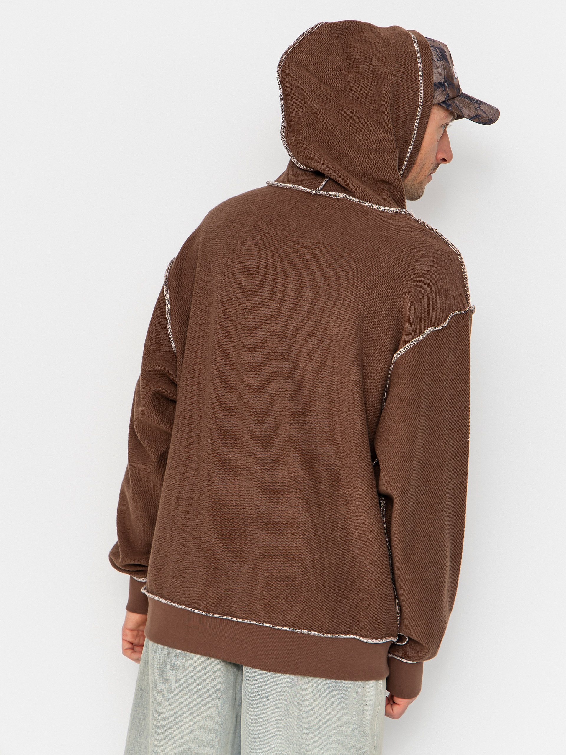 Mikina s kapucí RipNDip Overdrive HD (brown)