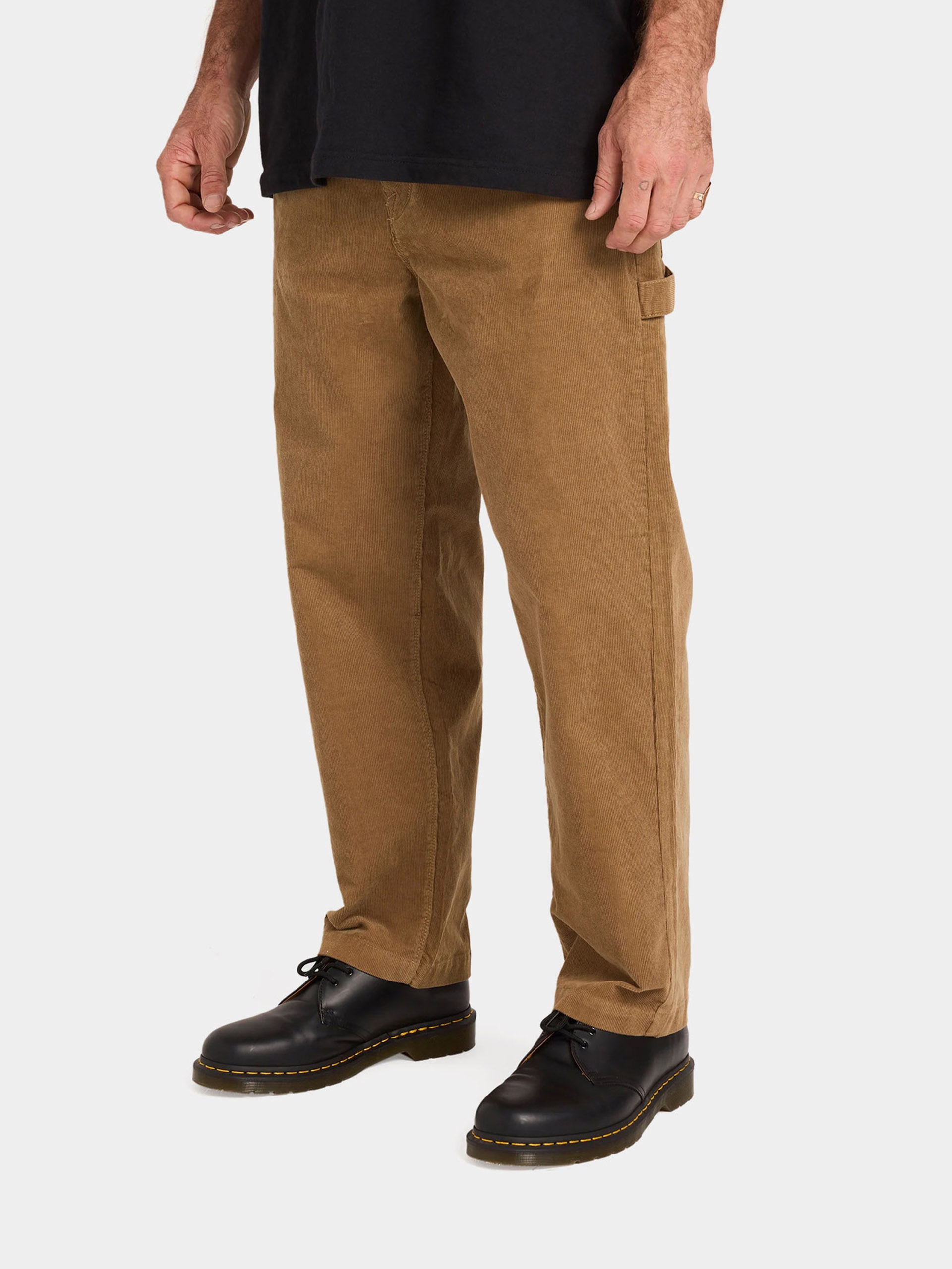 Kalhoty Volcom Kraftsman Cord (dark khaki)