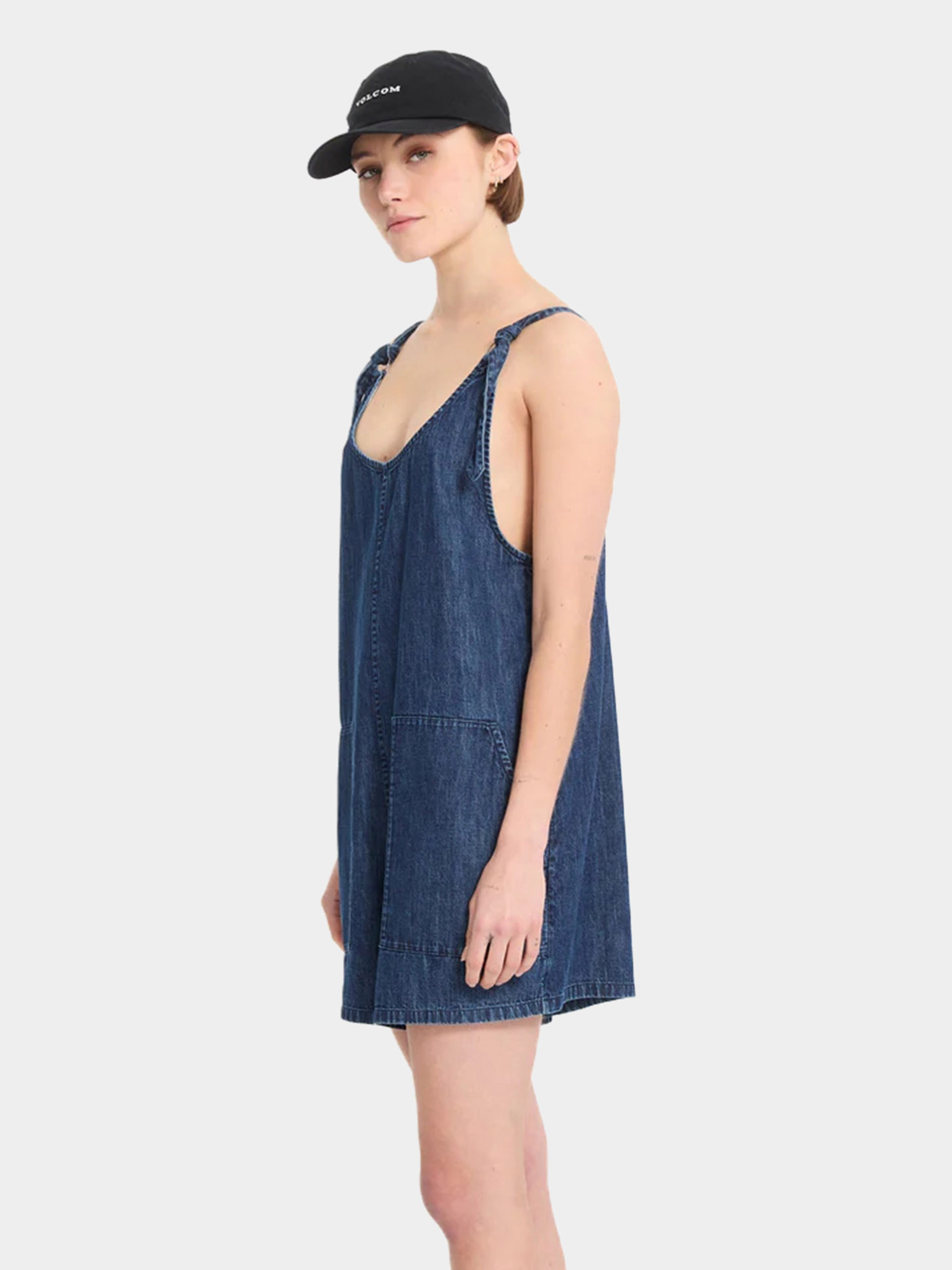 Dámský Kombinéza Volcom Lived In Short Rompr (deja blue)