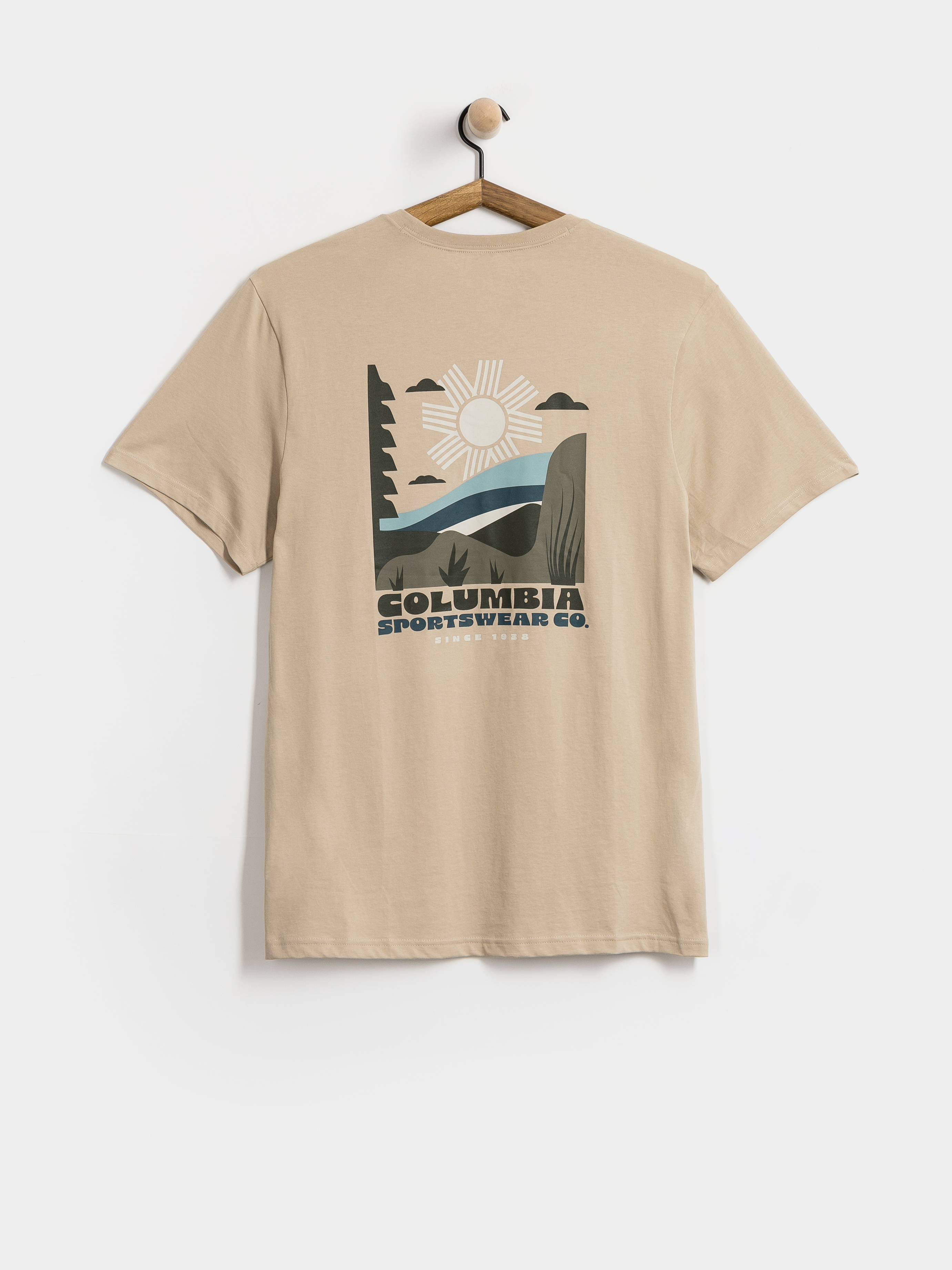Triu010dko Columbia CSC Outdoor Back Graphic (ancient fossil/shining sandscap)
