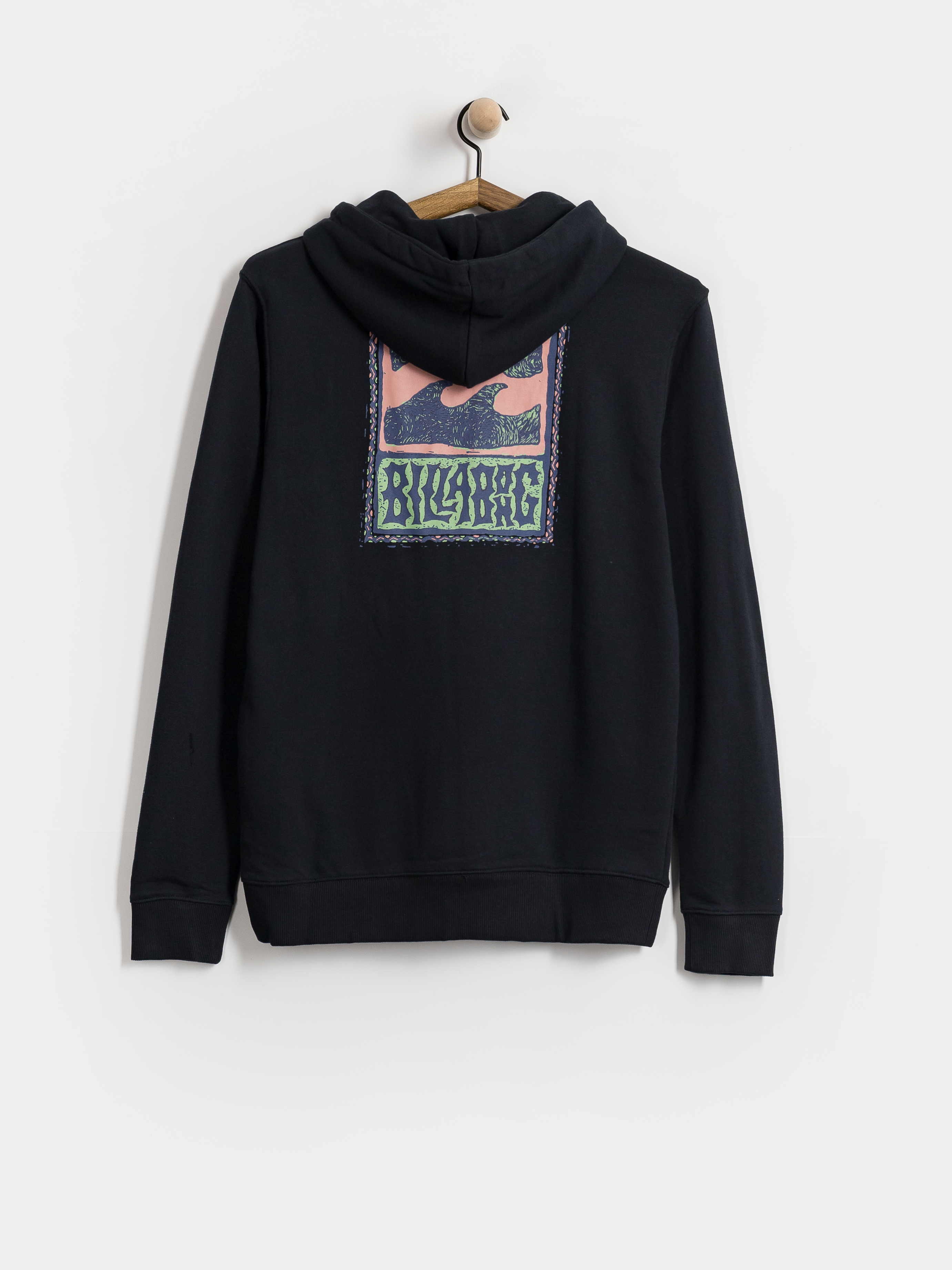 Mikina s kapucí Billabong Stamp HD (black)