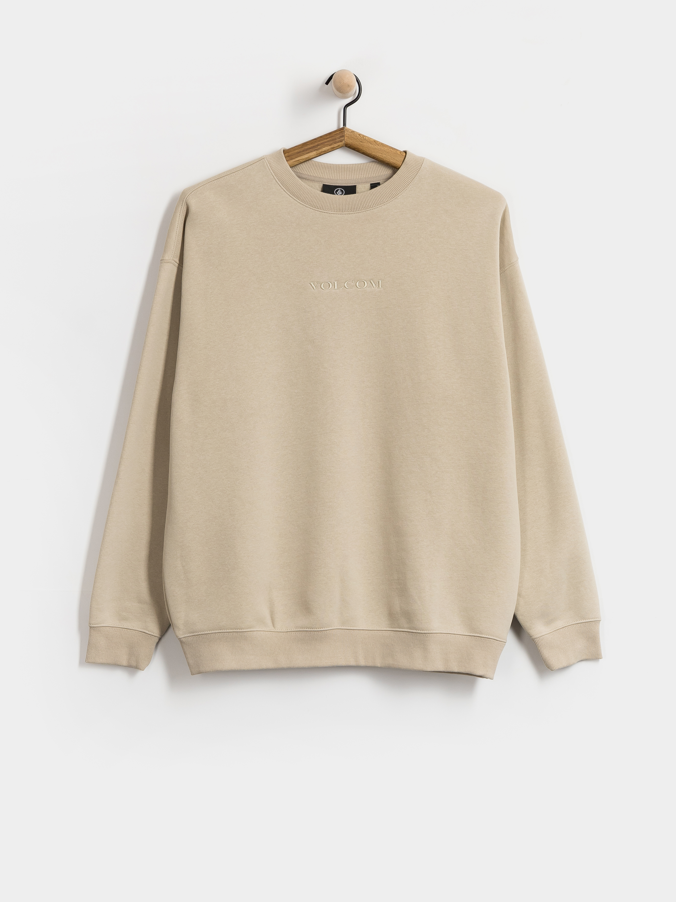 Mikina Volcom Stone Crew (light khaki)