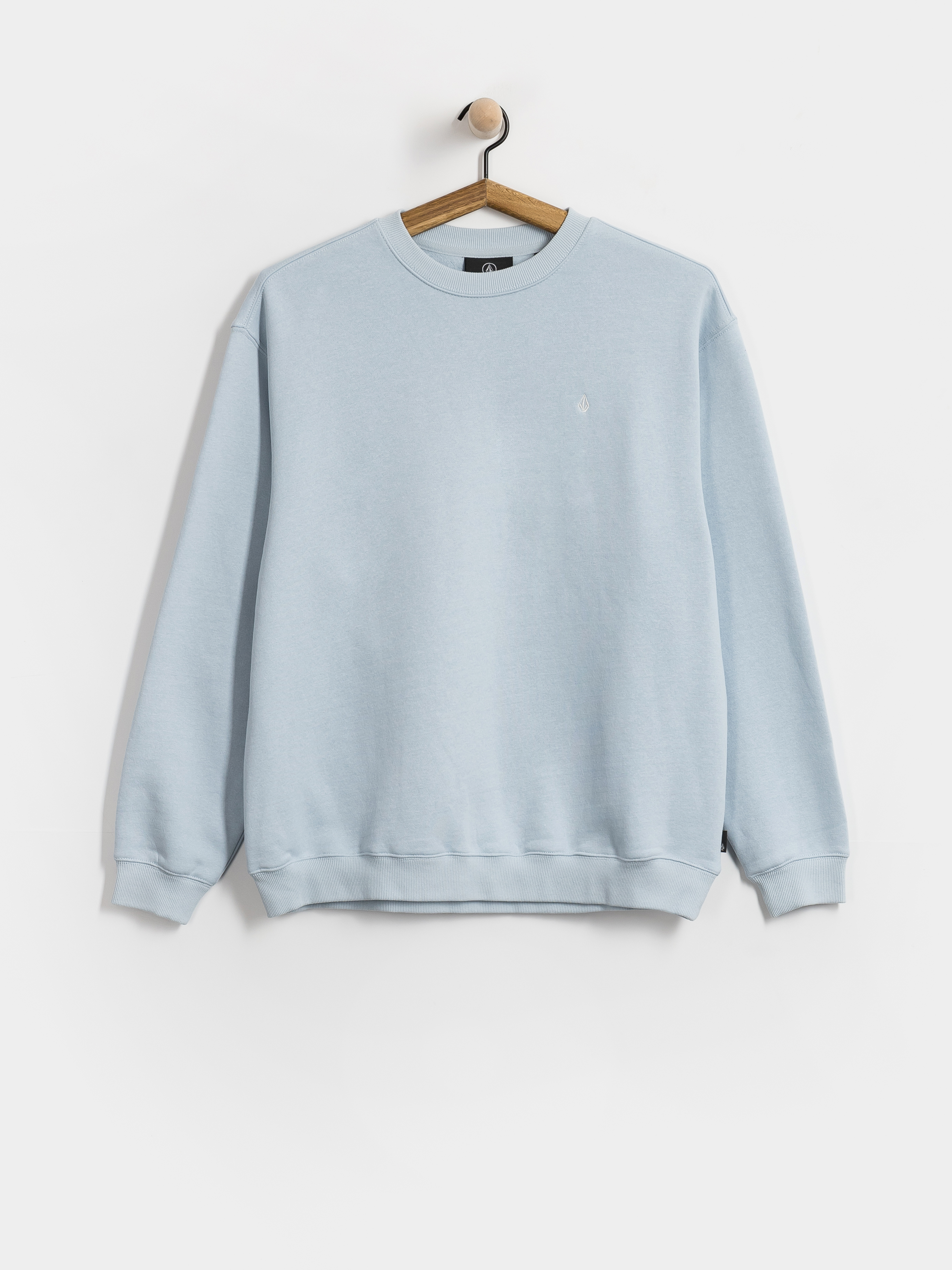 Mikina Volcom Single Stone Crew (carolina blue)