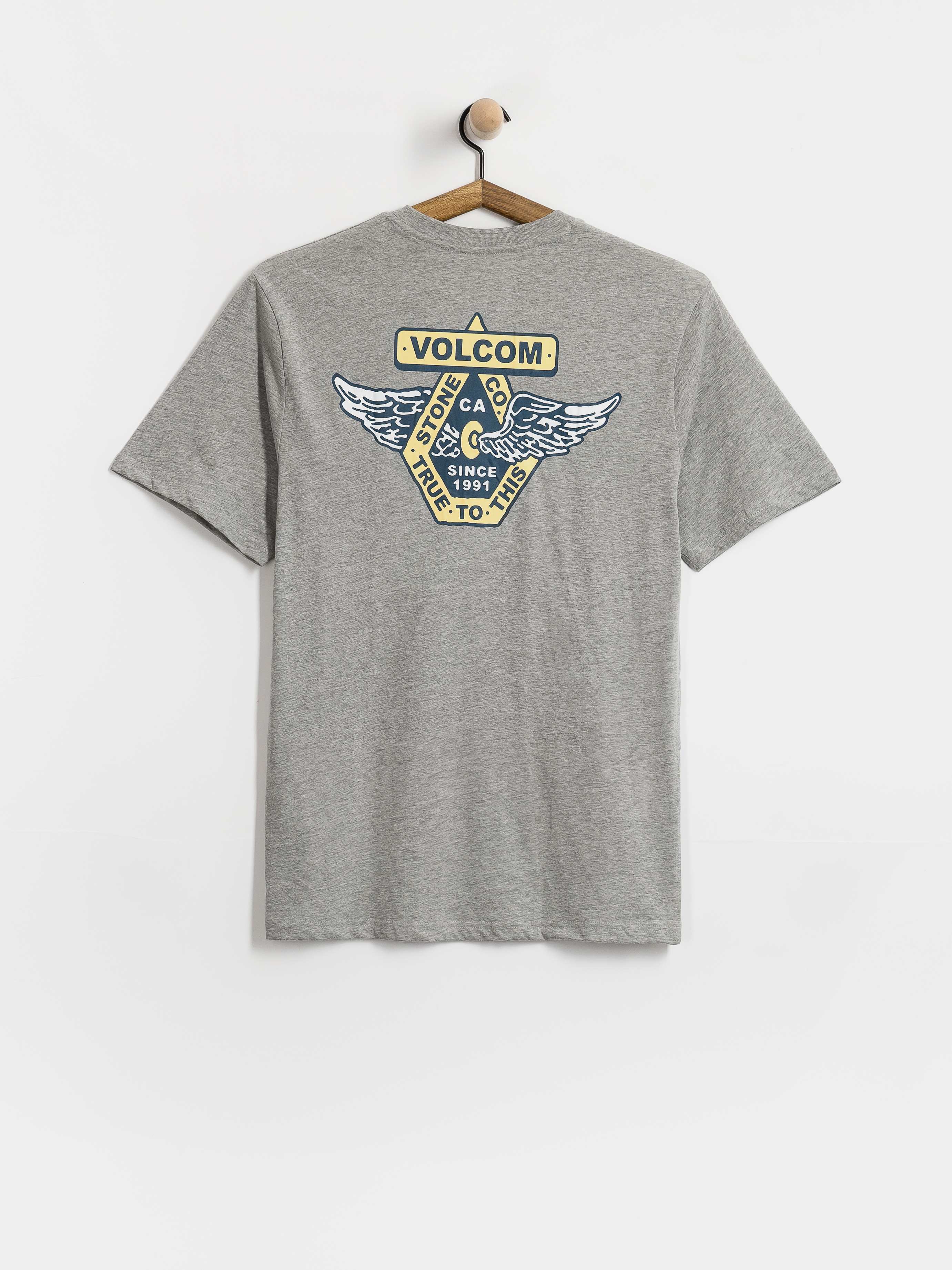 Tričko Volcom Free Wheel Hth (heather grey)