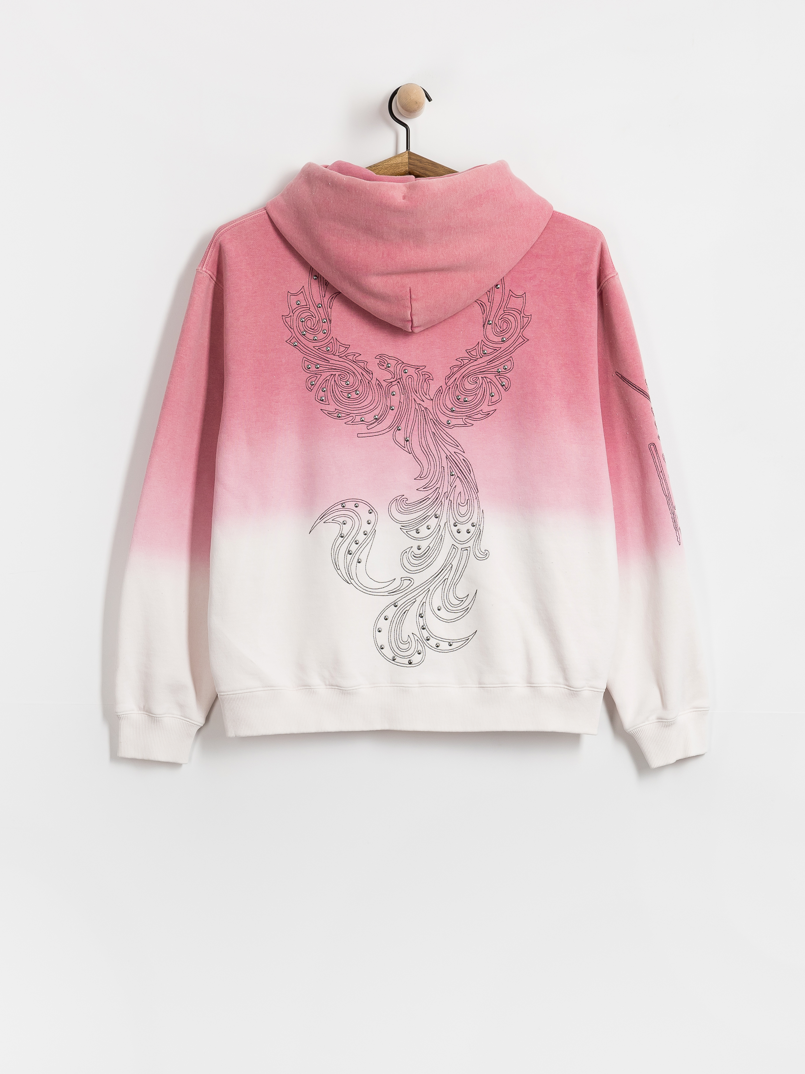 Mikina s kapucí Yardsale Ombre ZHD (pink)