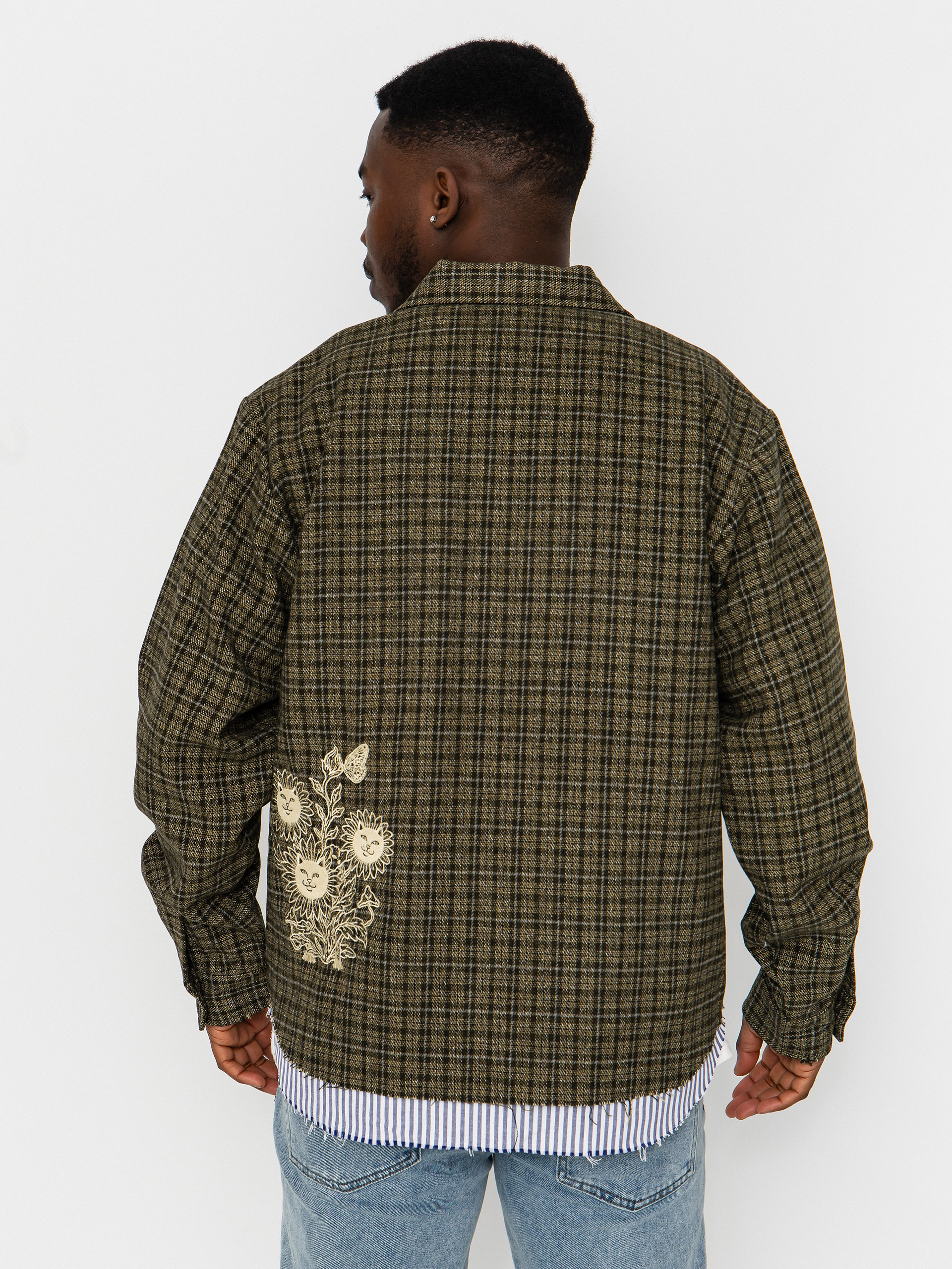 Bunda RipNDip Where The Flowers Bloom Flannel (olive)