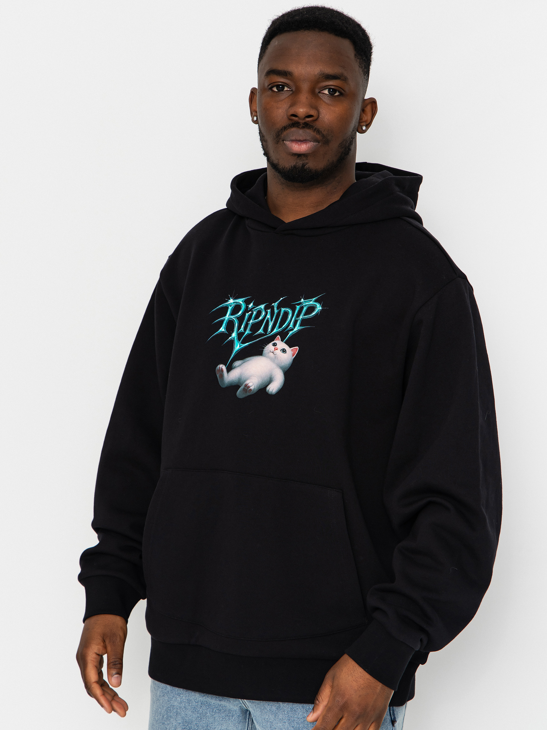 Mikina s kapucí RipNDip Space Vision HD (black)