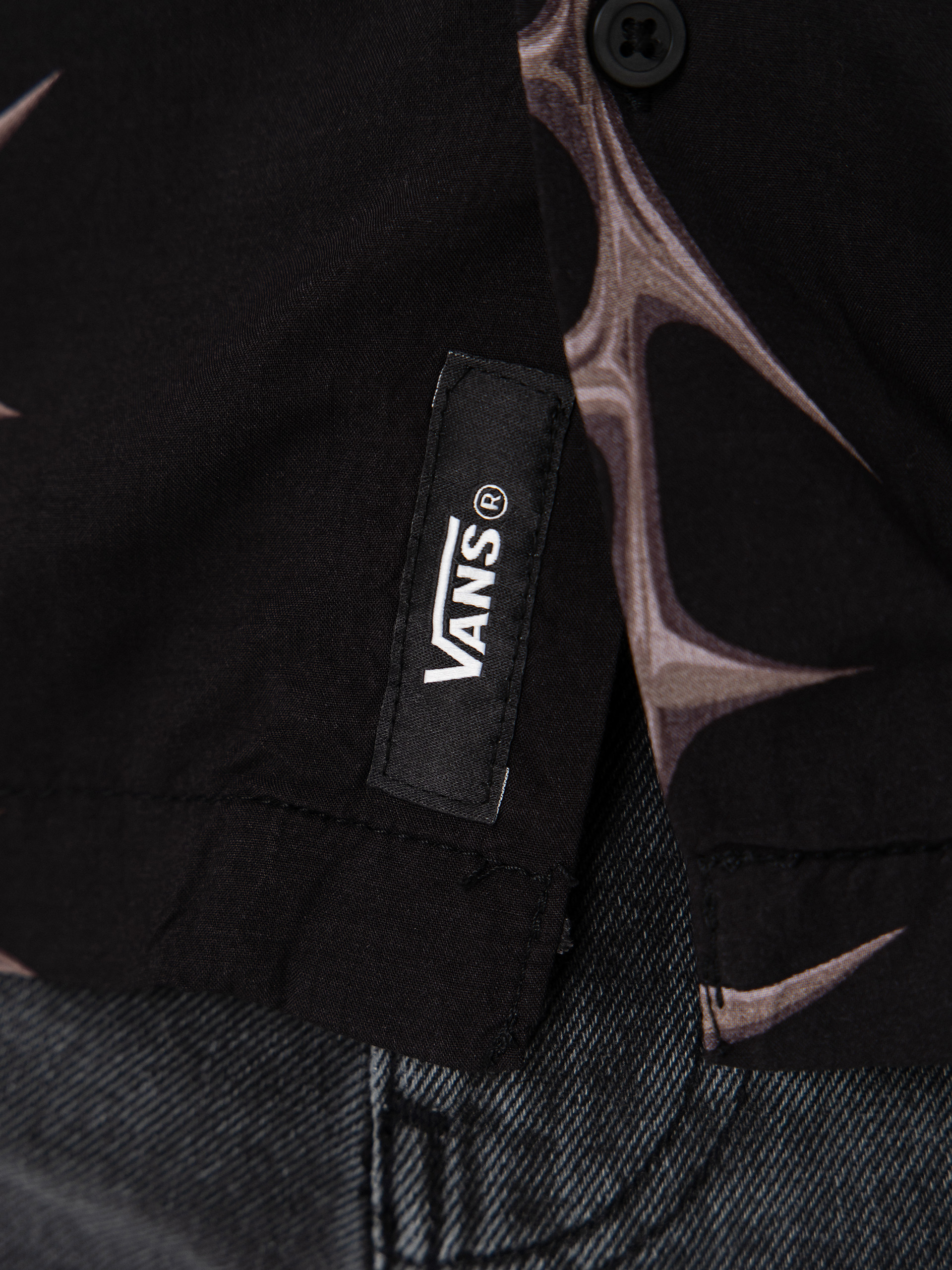 Košile Vans Van Doren Printed Camp (black)