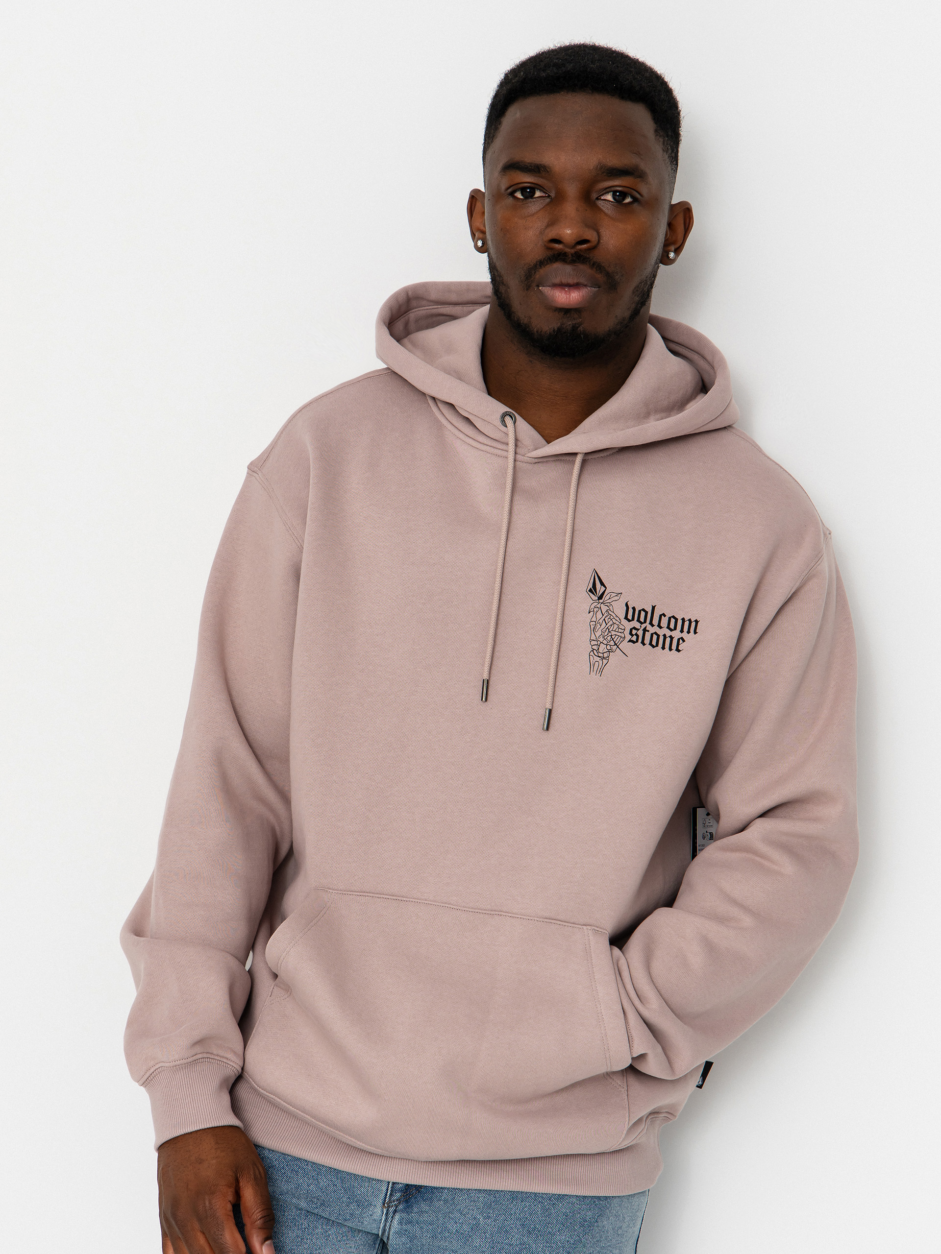 Mikina s kapucí Volcom Watanite HD (bark brown)