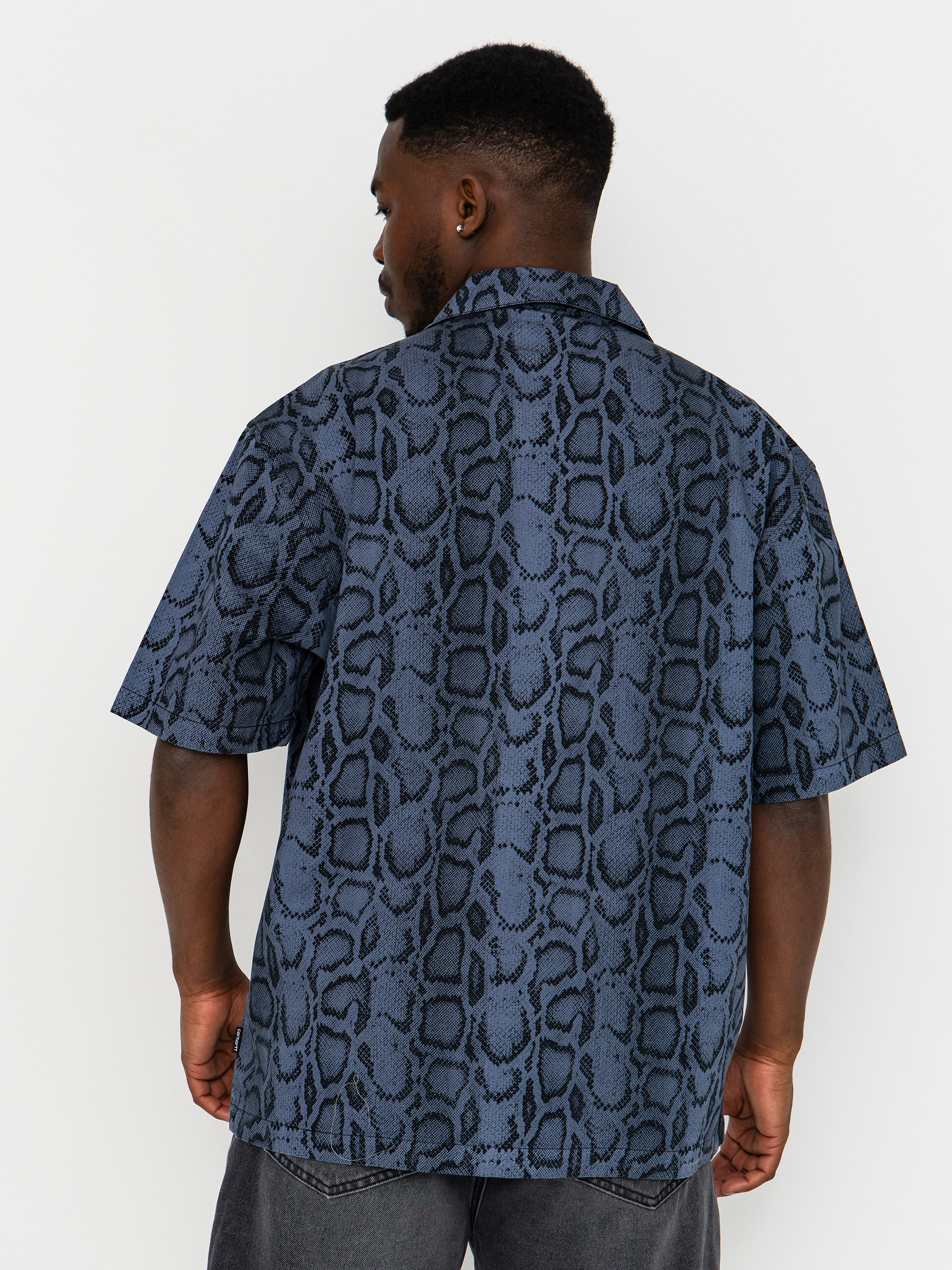 Košile Carhartt WIP Snake Camo (snake camo/velvet blue)
