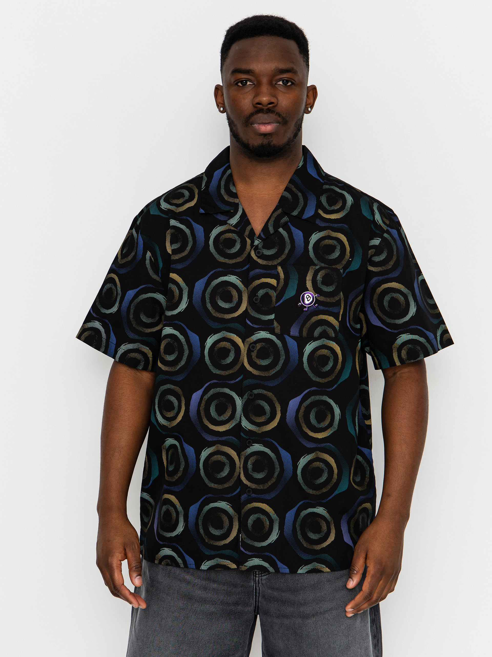 Košile Santa Cruz Vertigo SS Haze (black)