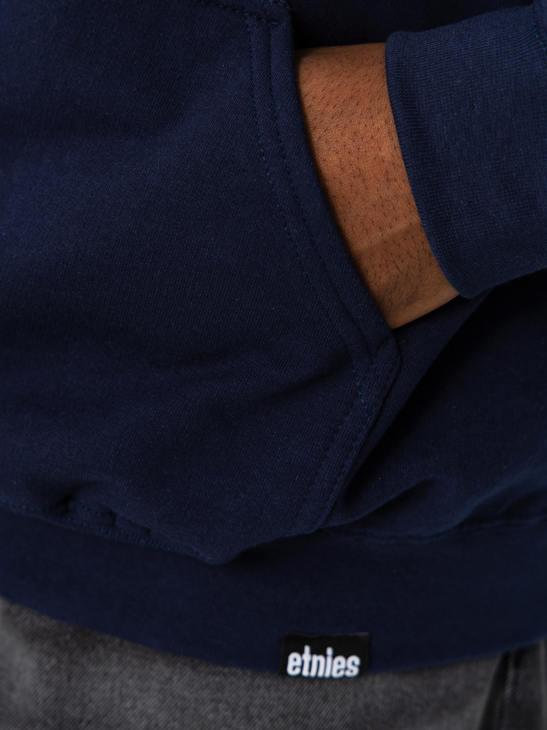 Mikina s kapucí Etnies Icon E HD (navy/grey)