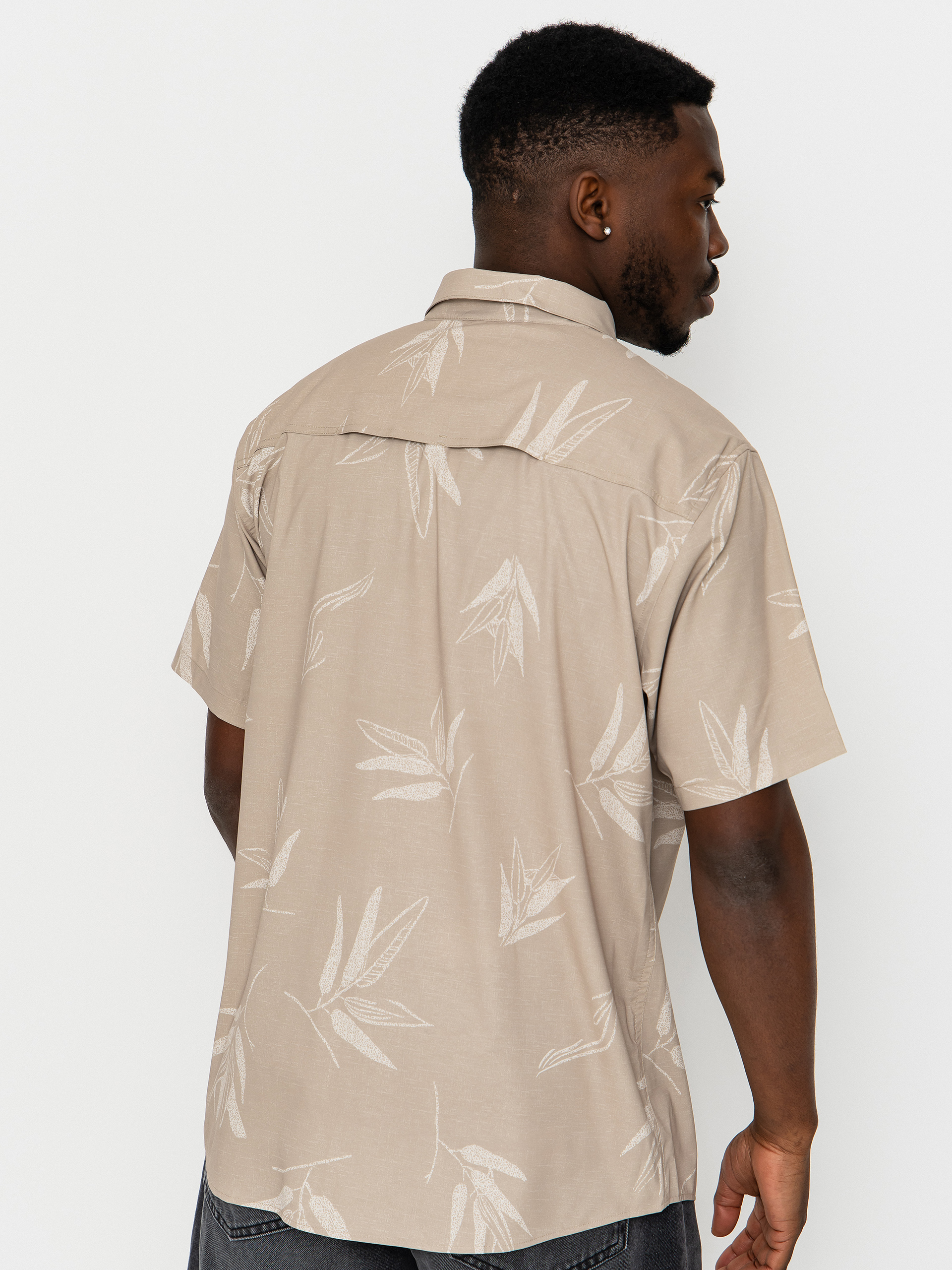 Košile Salty Crew Flagship Uv Button Up (dark khaki)