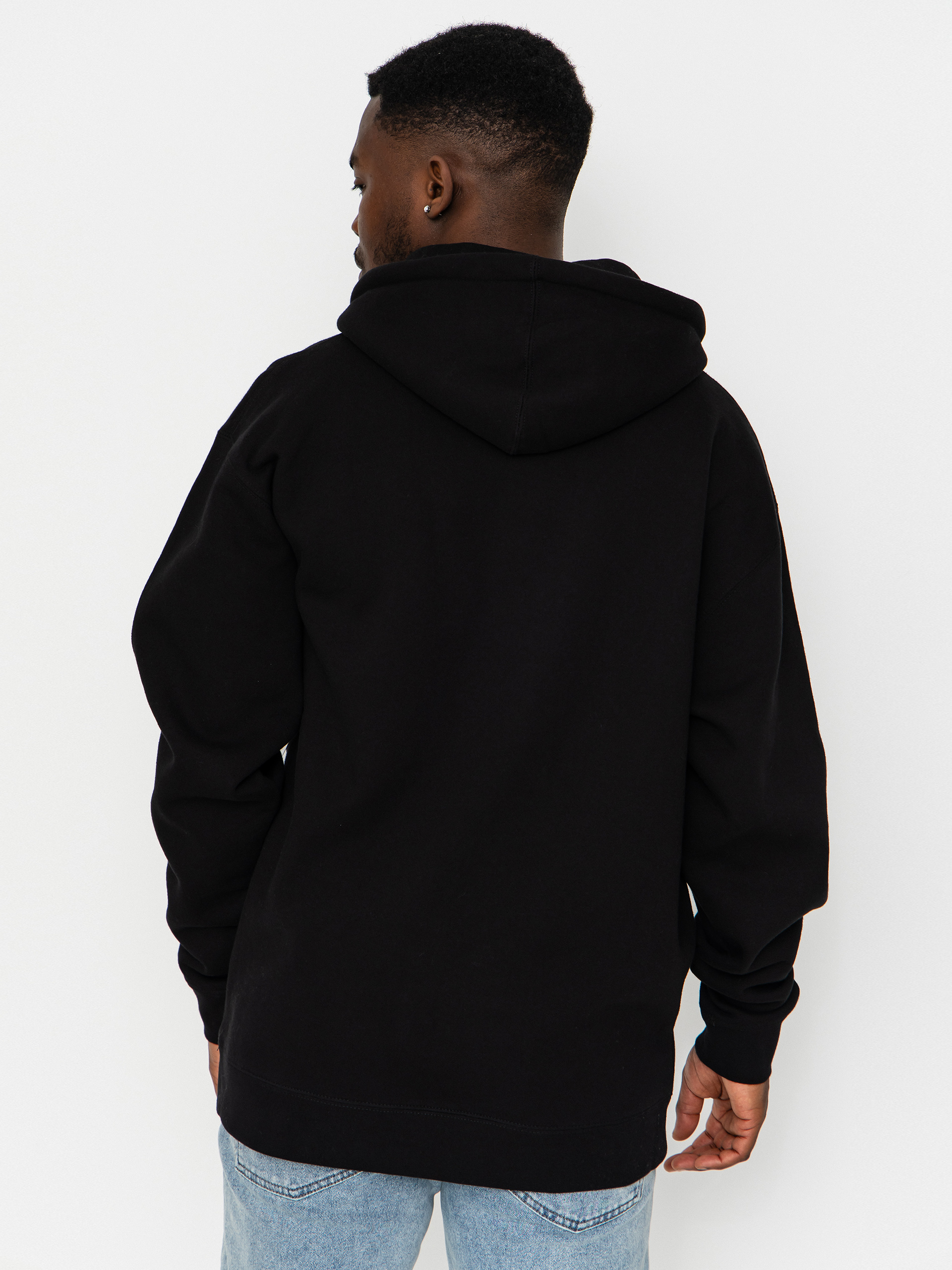 Mikina s kapucí Spitfire Mushroom Bighead HD (black w/multi color print)