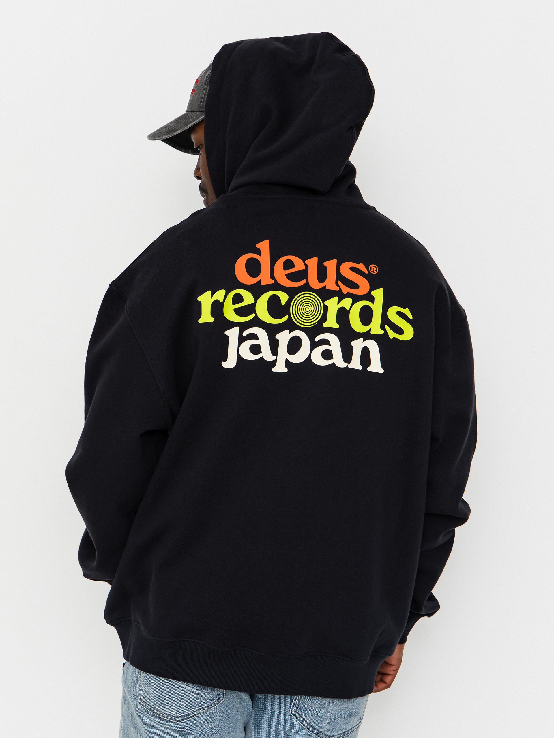 Mikina s kapucu00ed Deus Ex Machina Strata ZHD (black)