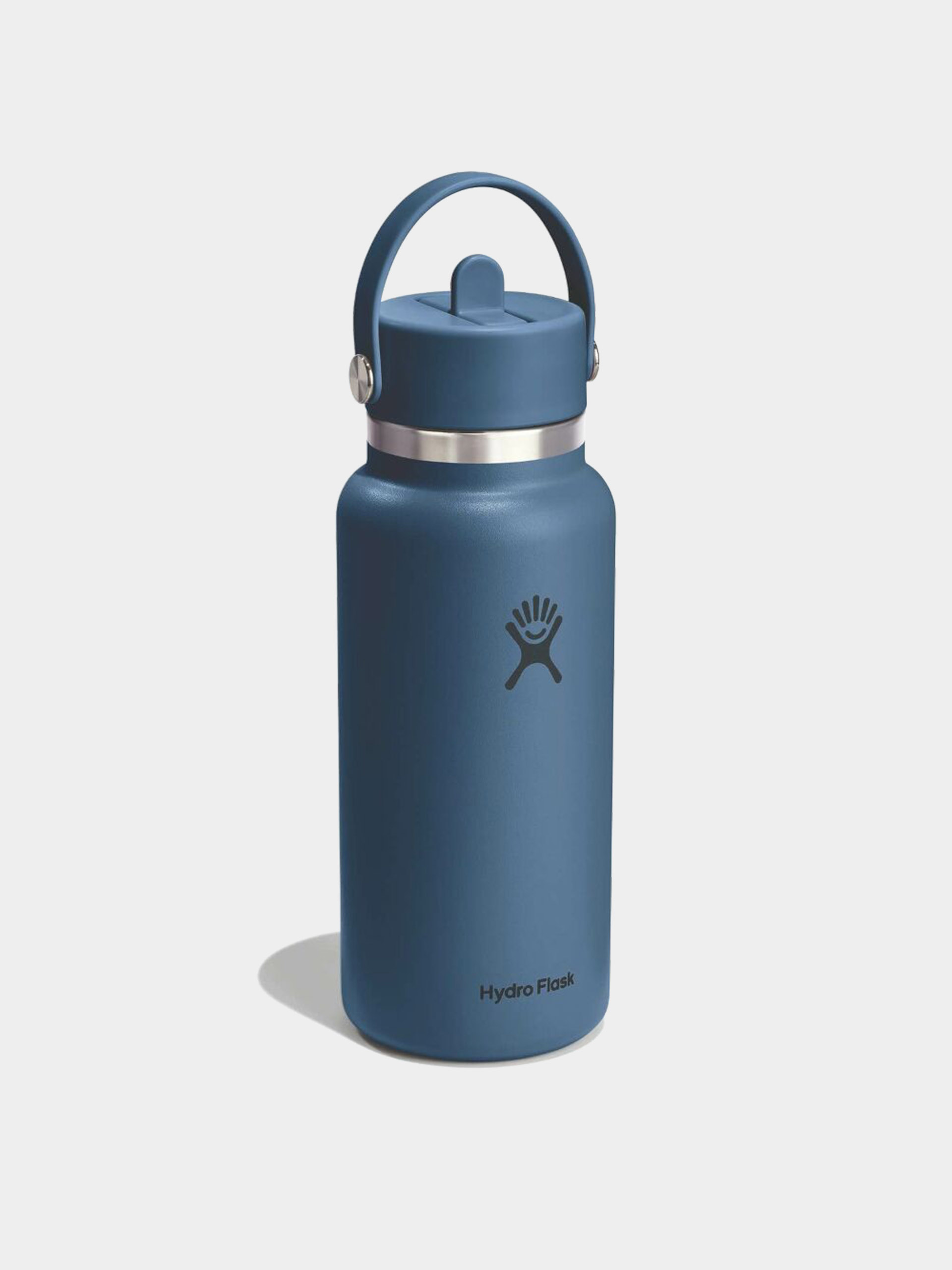 Láhev Hydro Flask Wide Flex Straw Cap 946ml (harbor blue)