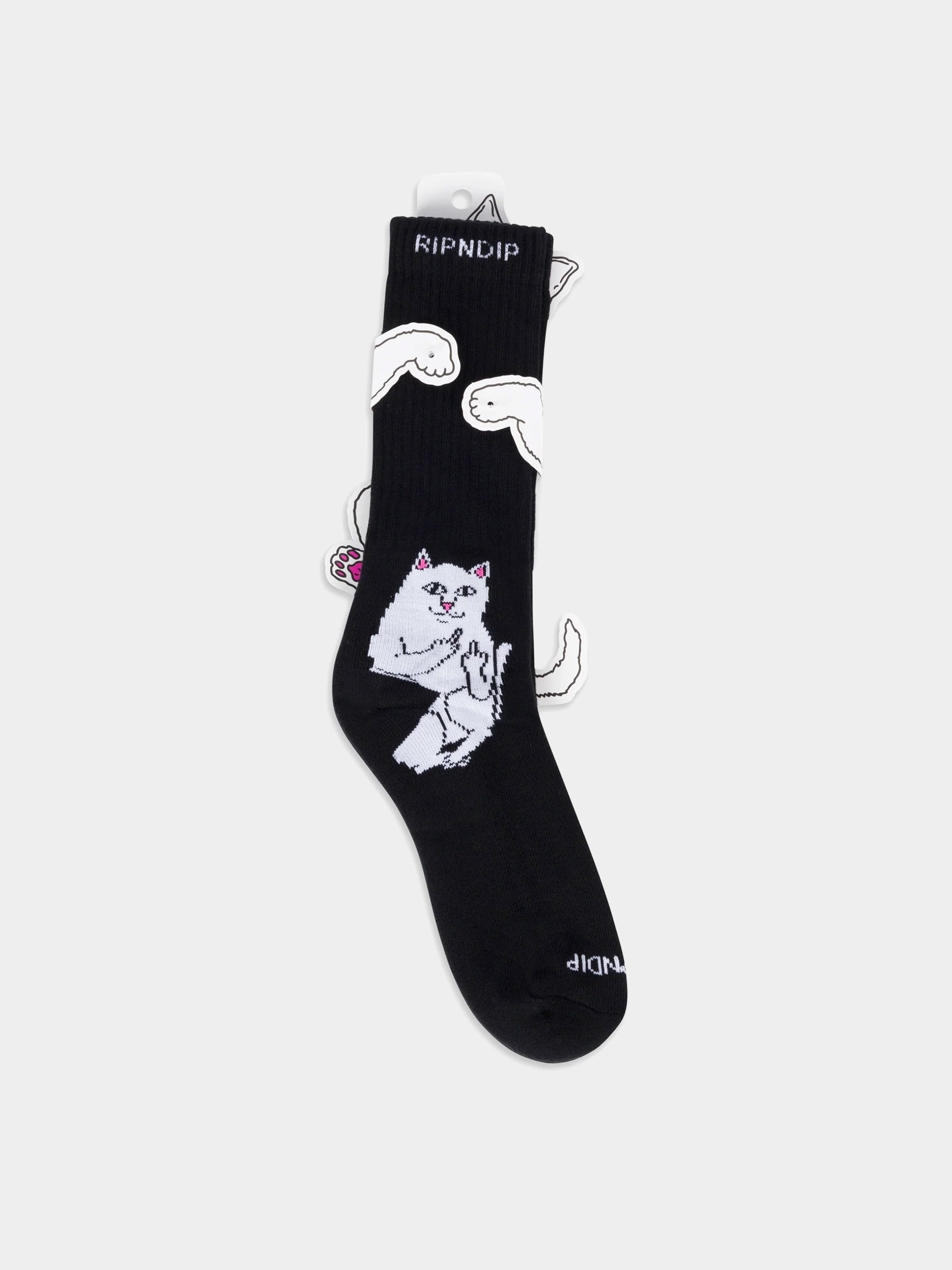 Ponožky RipNDip Lord Nermal (black)
