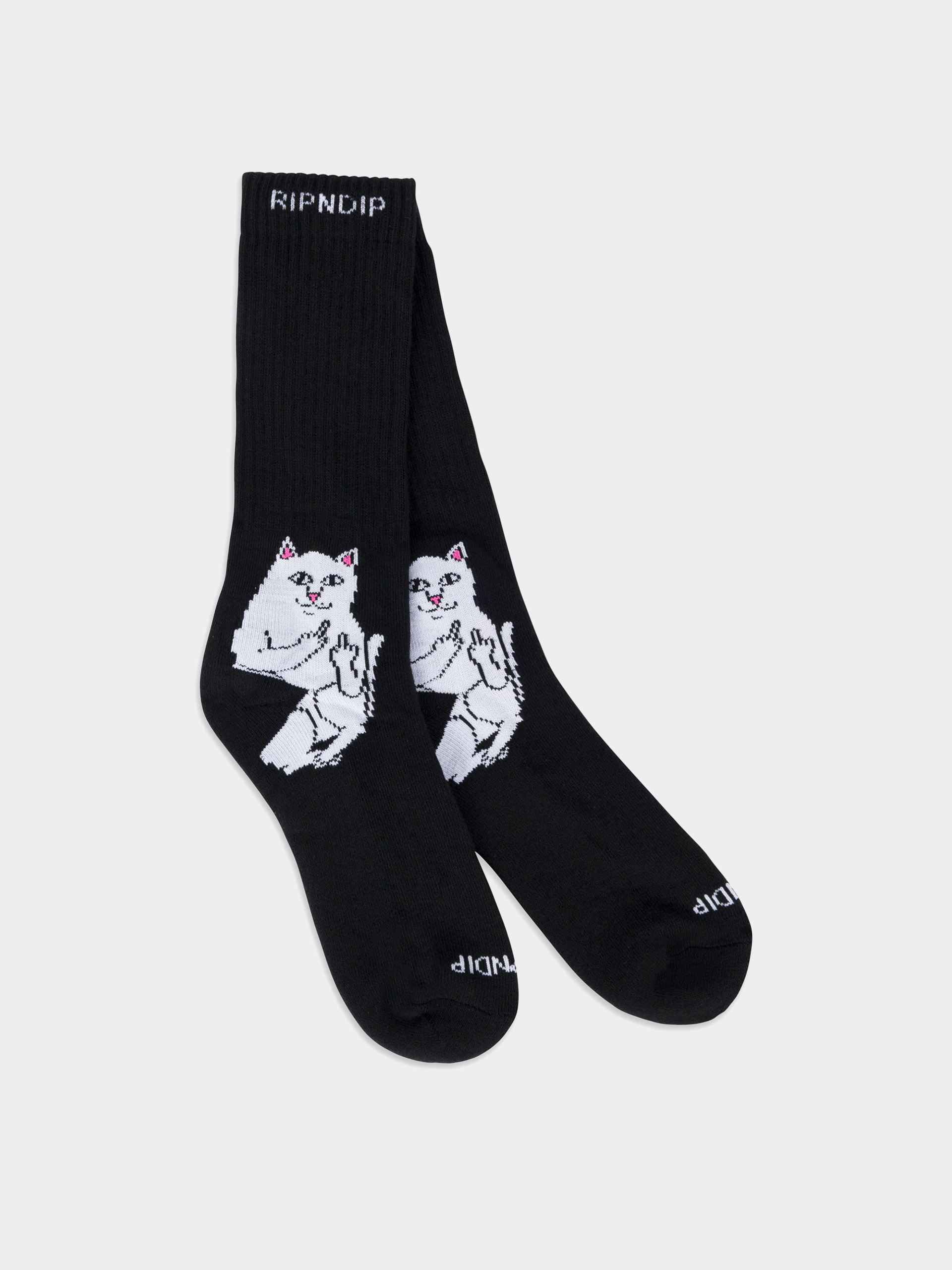 Ponožky RipNDip Lord Nermal (black)