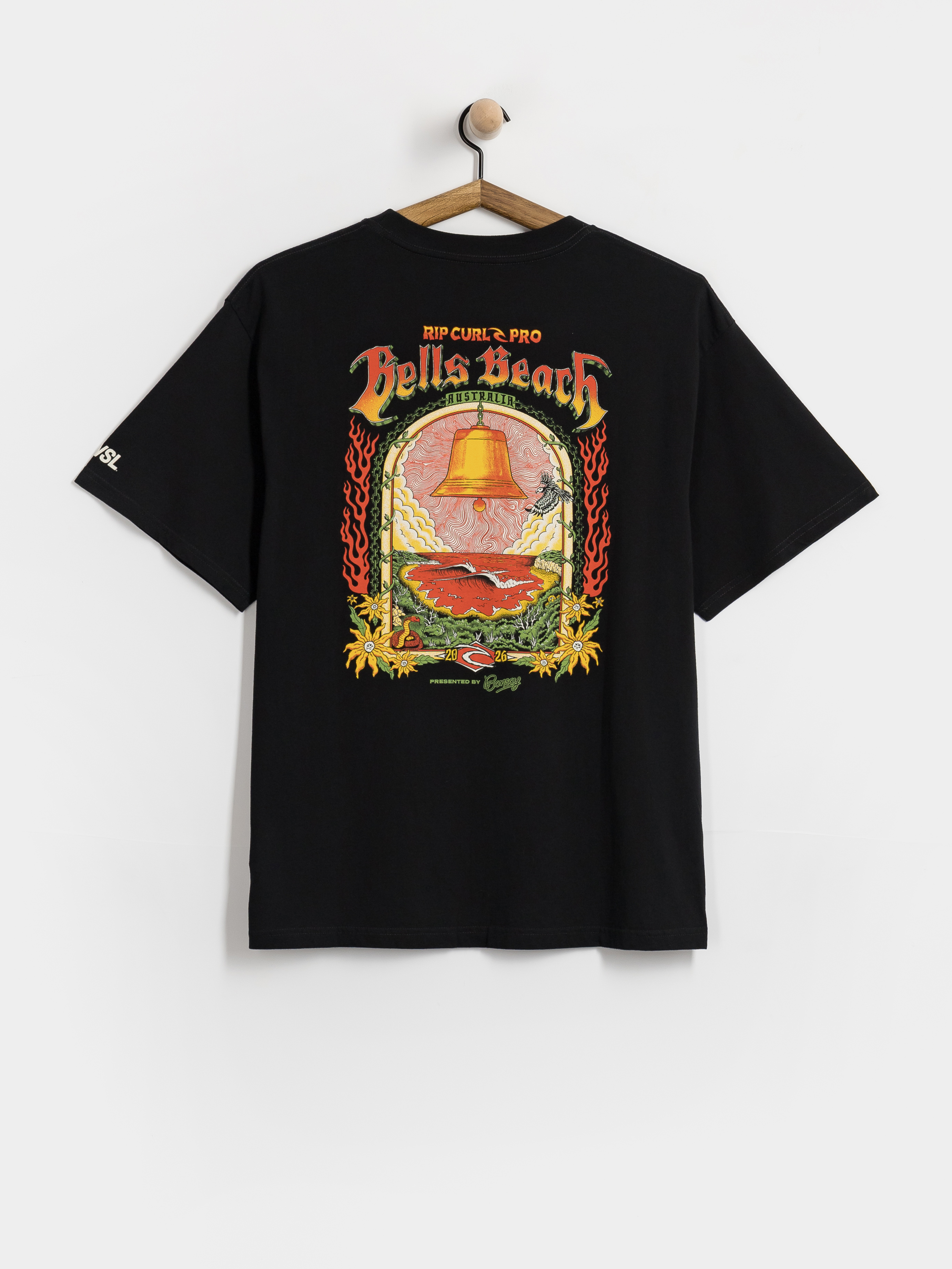 Tričko Rip Curl Bells Pro 26 Event (black)
