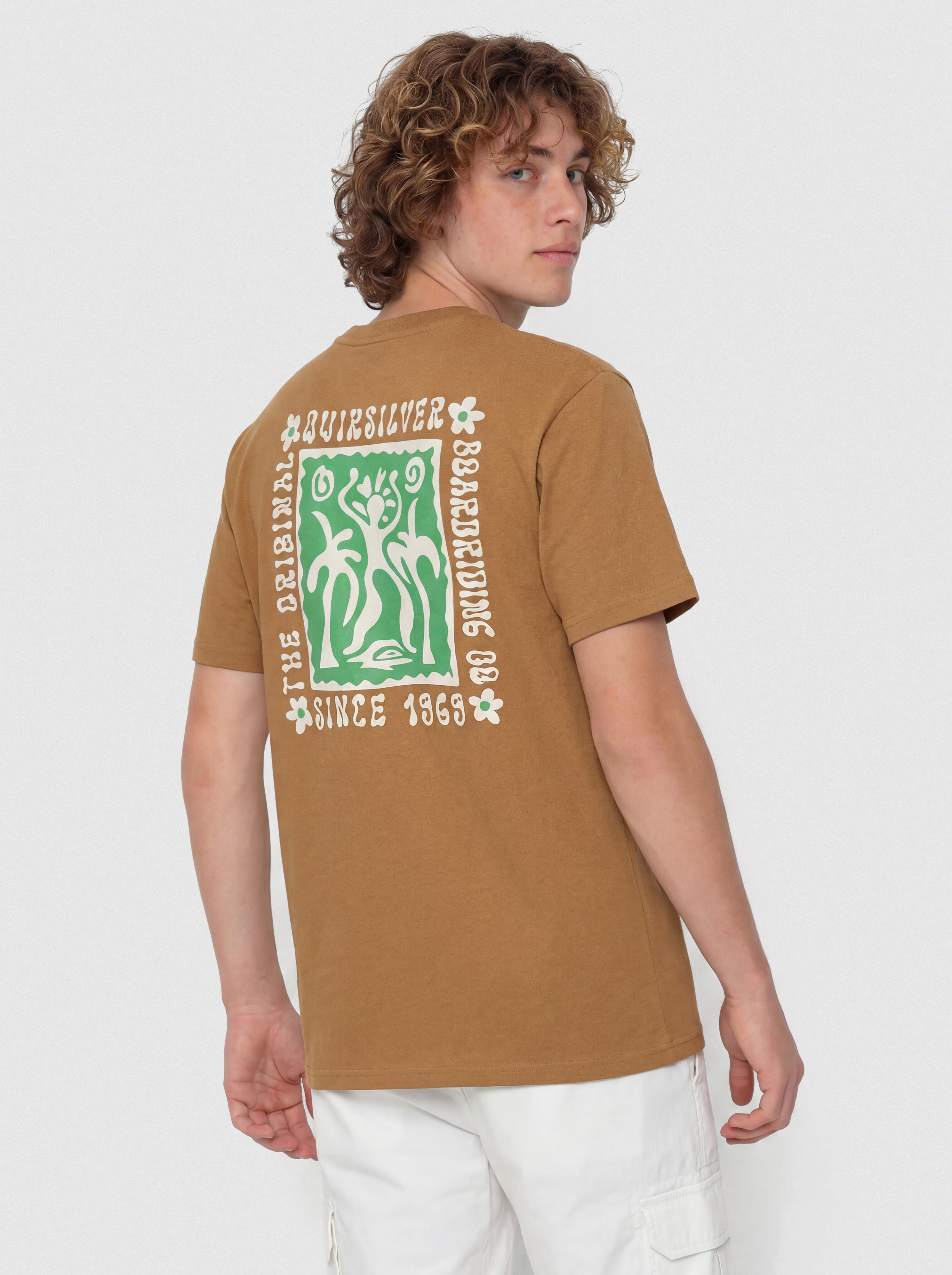 Tričko Quiksilver Serenity Splash (tobacco brown)