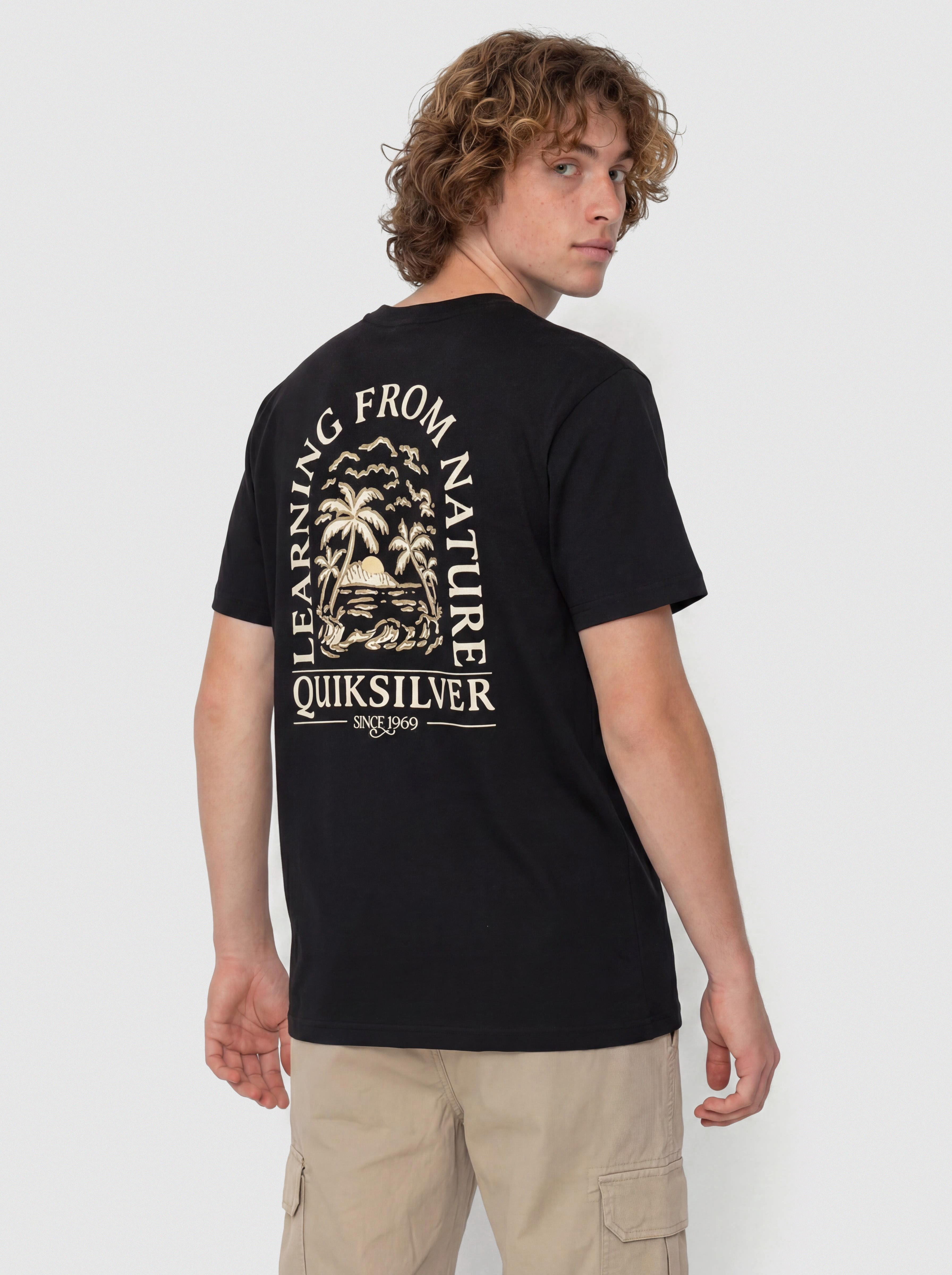 Tričko Quiksilver Evo Learning From Nature (black)