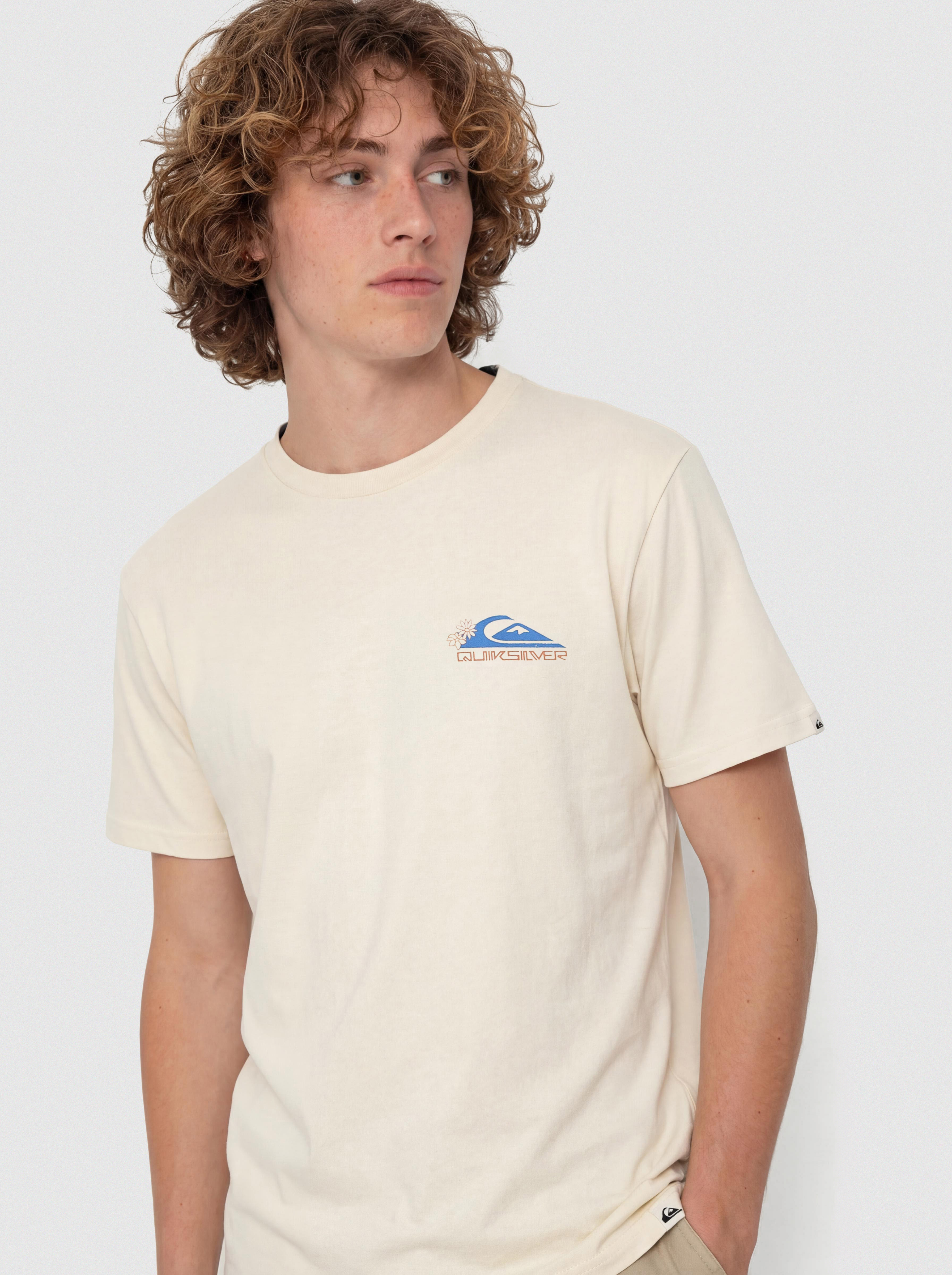 Tričko Quiksilver Ev Barrel Paradise (bone white)